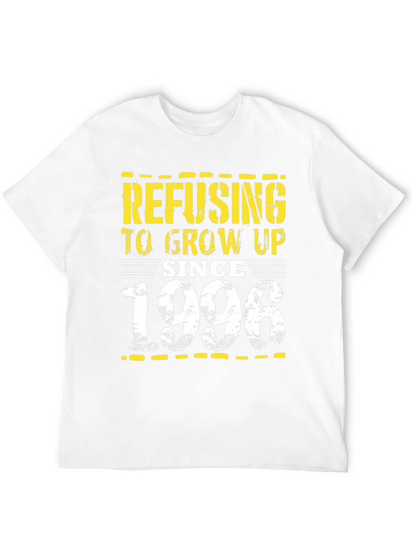 Black Refusing to Grow Up Since 1996 Black T-Shirt view 12