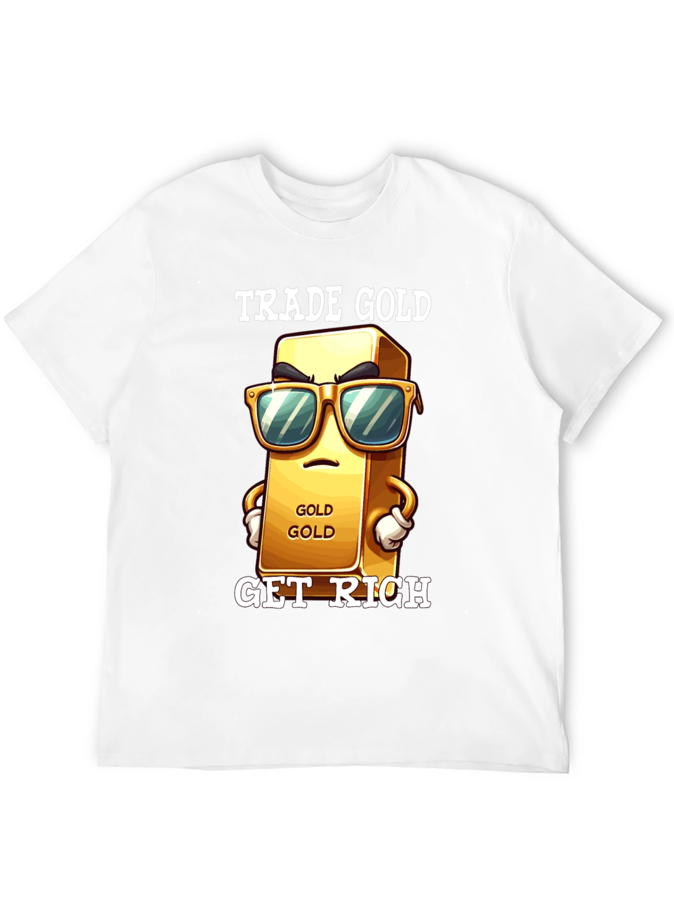 Black Trade Gold Get Rich Graphic Tee view 12