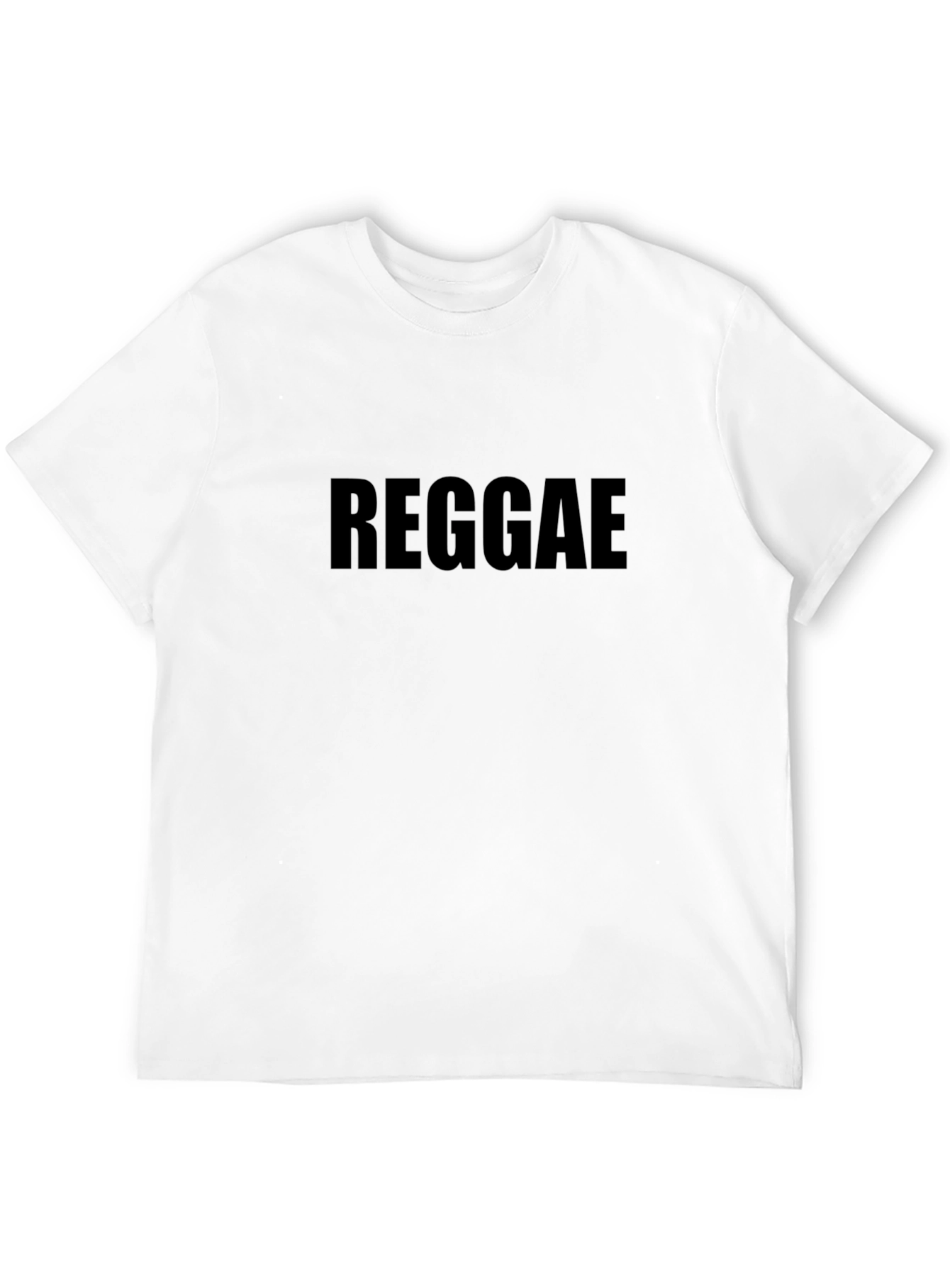 Black Reggae Graphic T-Shirt - Black Cotton Tee view 12