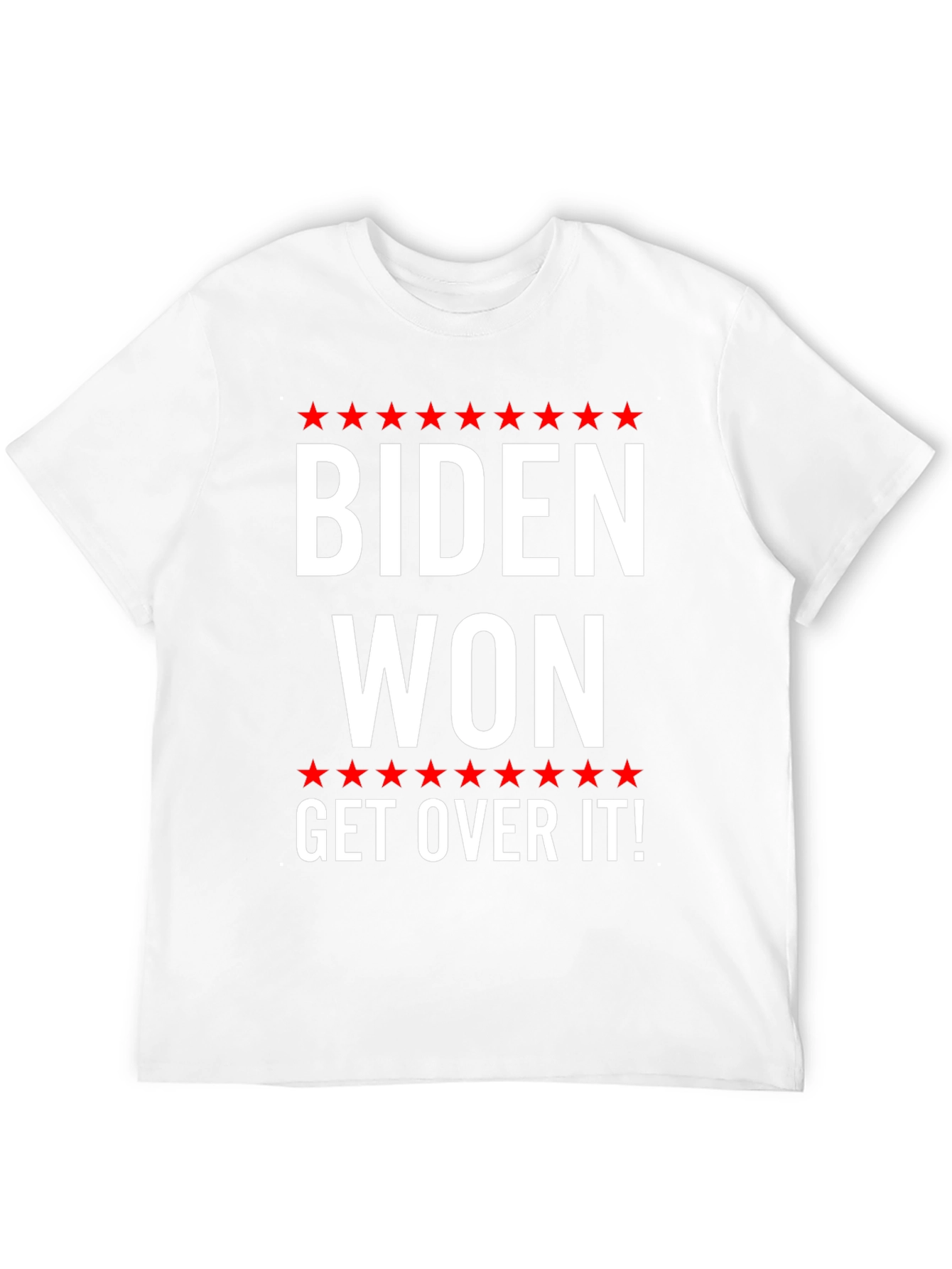 Black Biden Won Get Over It T-Shirt Political Statement Tee view 12