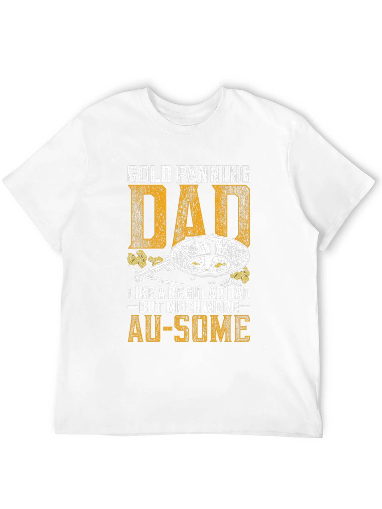 Black Gold Panning Dad T-Shirt - AU-SOME Gift for Gold Miners view 12