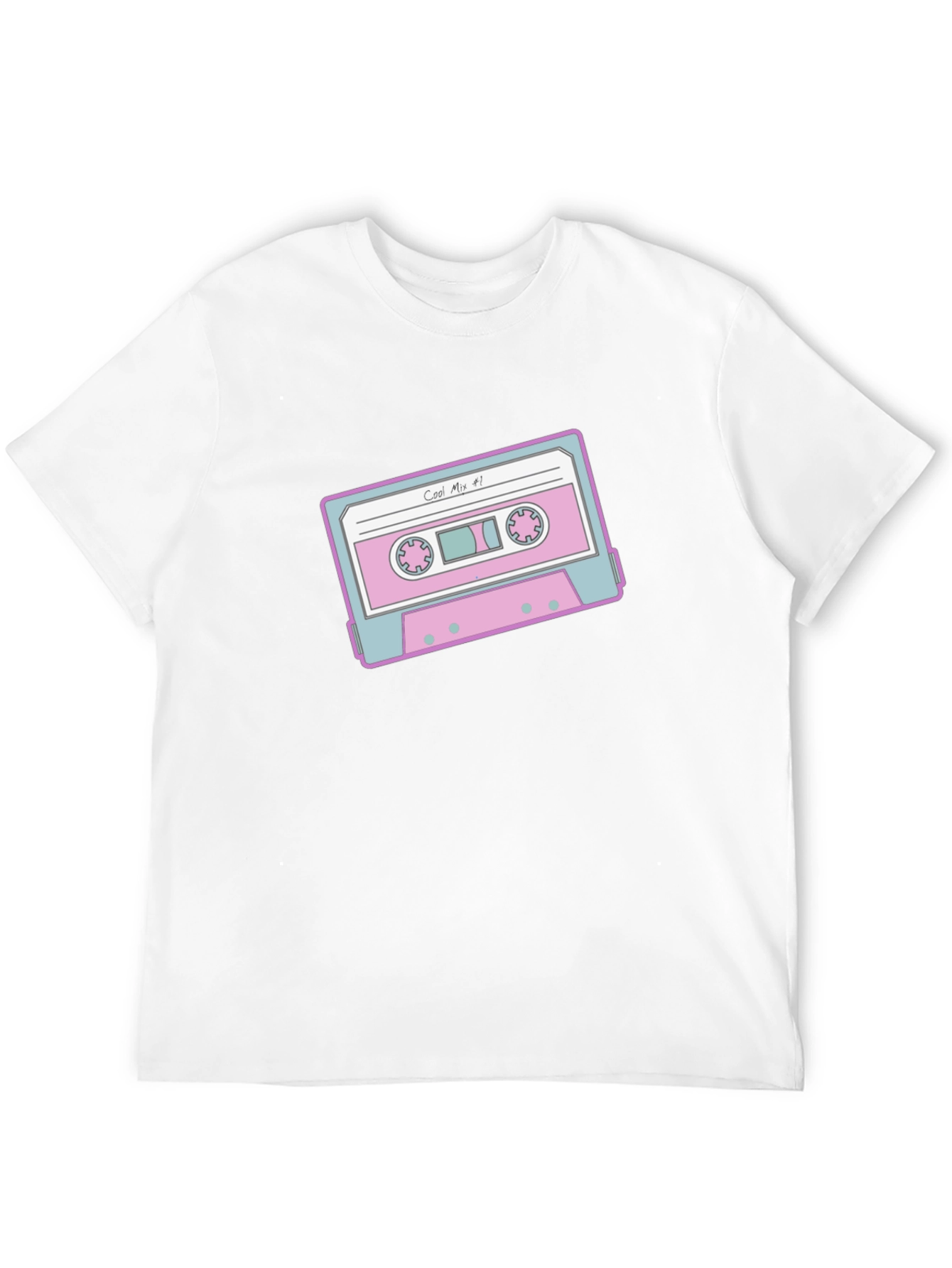 Black Retro Cassette Tape Graphic Tee view 12