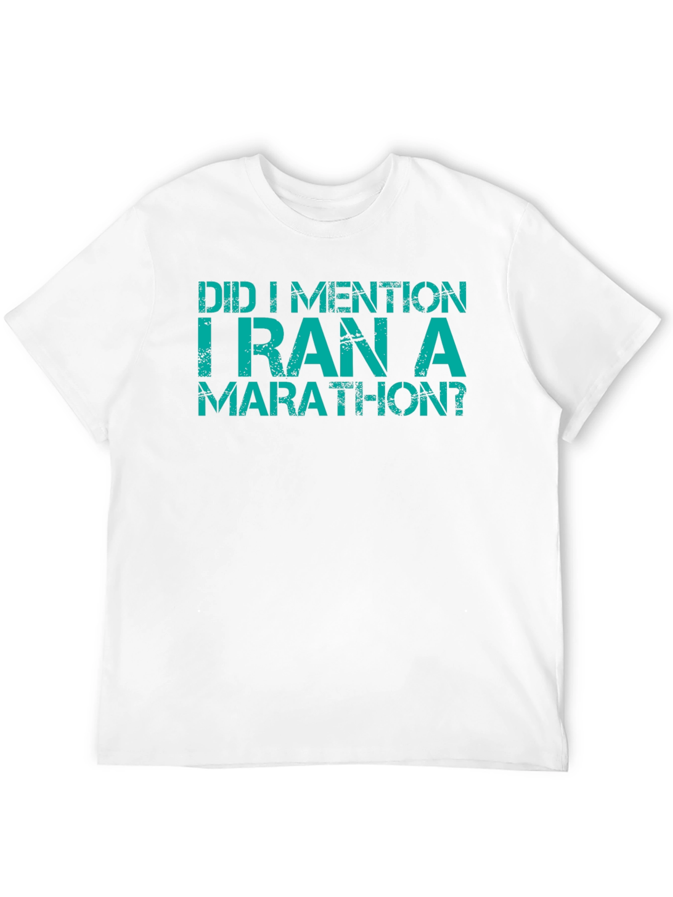 Black Funny Marathon T-Shirt - "Did I Mention?" view 12