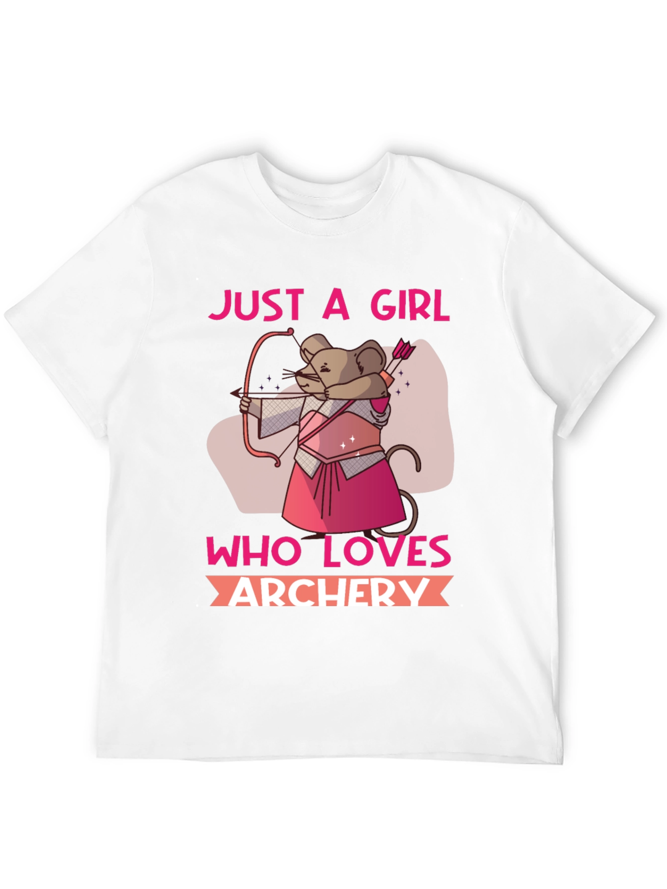 Black Archery Loving Girl T-Shirt view 12