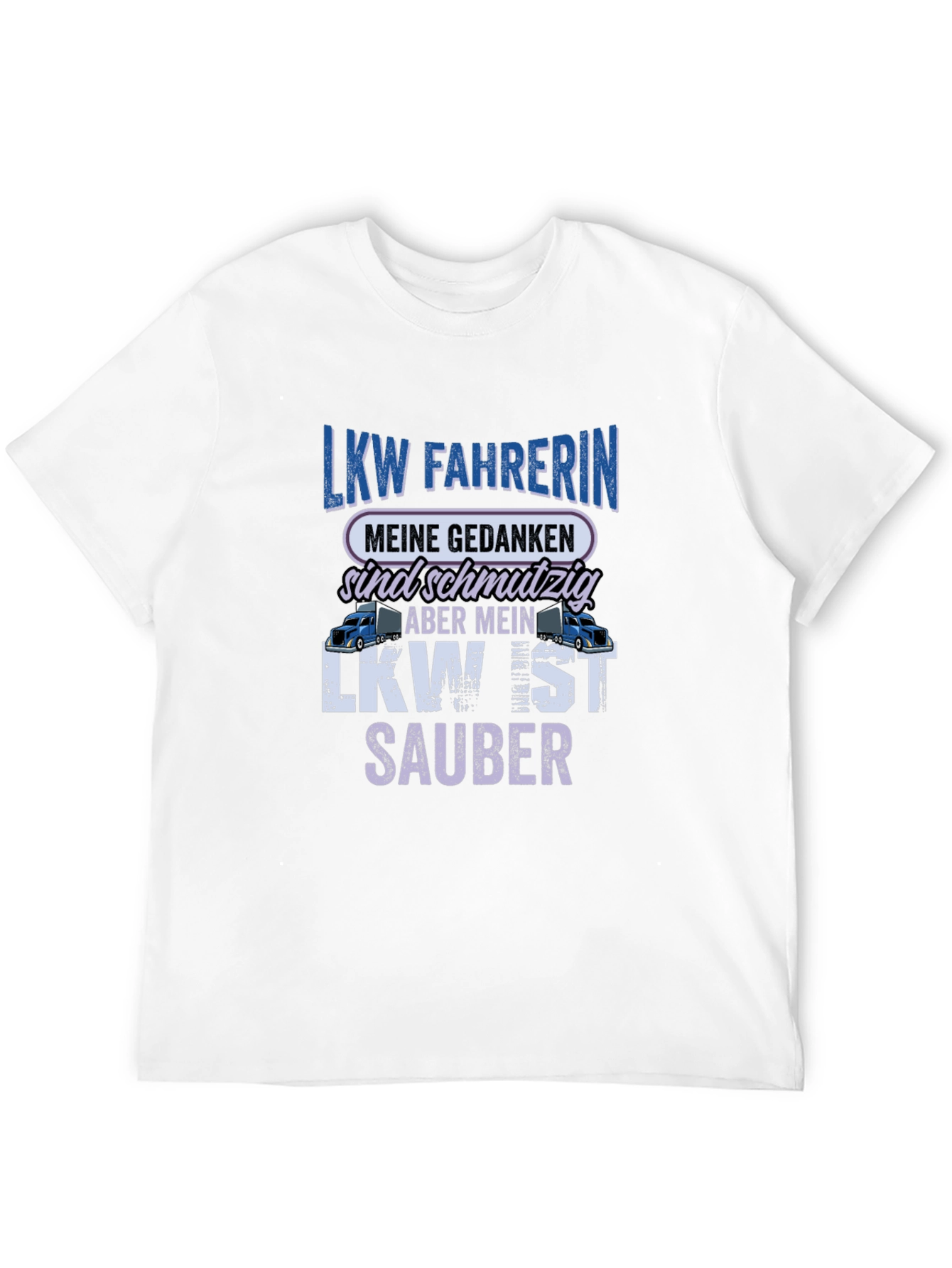 Black LKW Fahrerin Trucker T-Shirt - Funny Driver Tee view 12