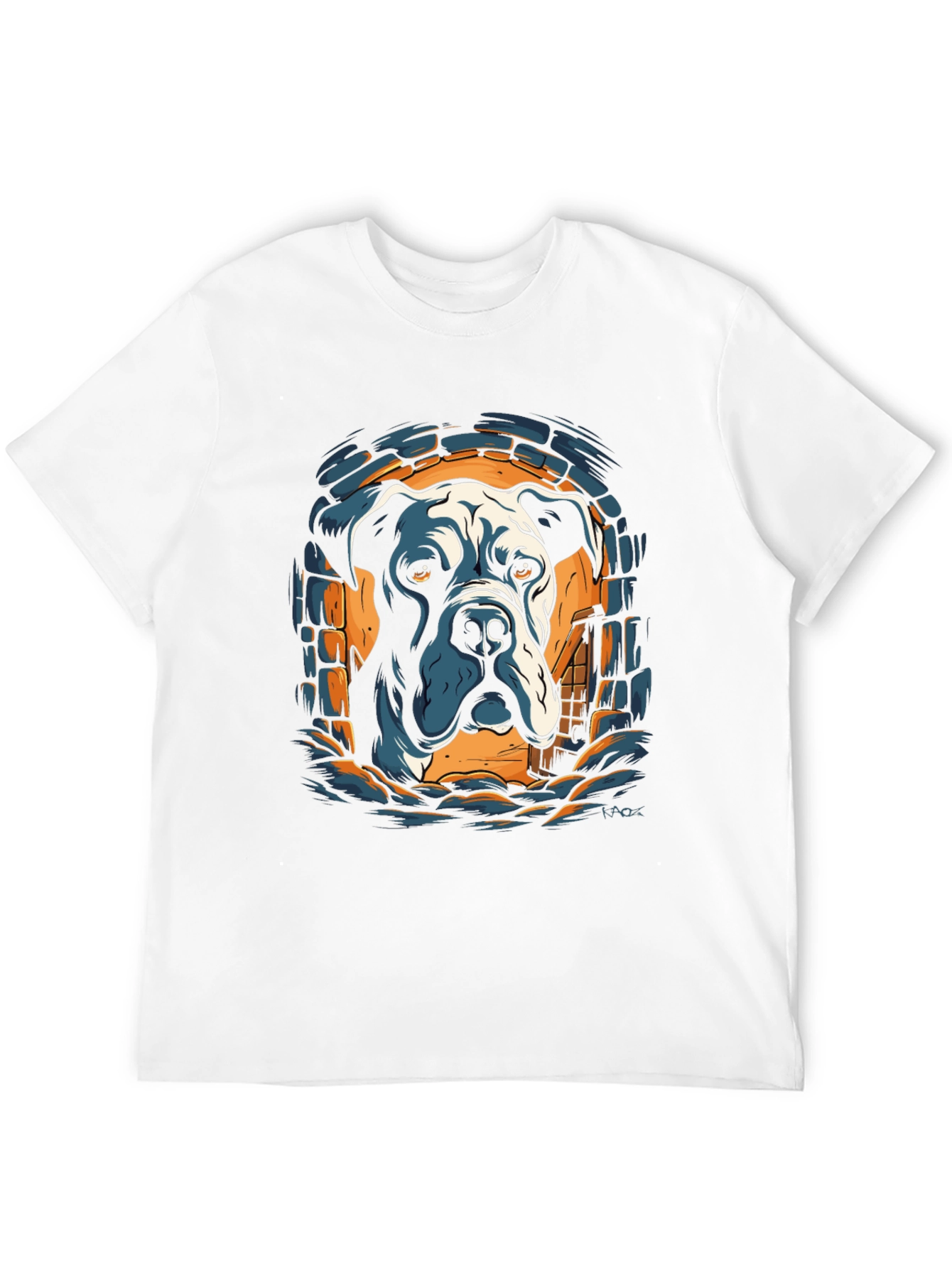 Black Dog Breed T-Shirt - Great Dane Design view 12