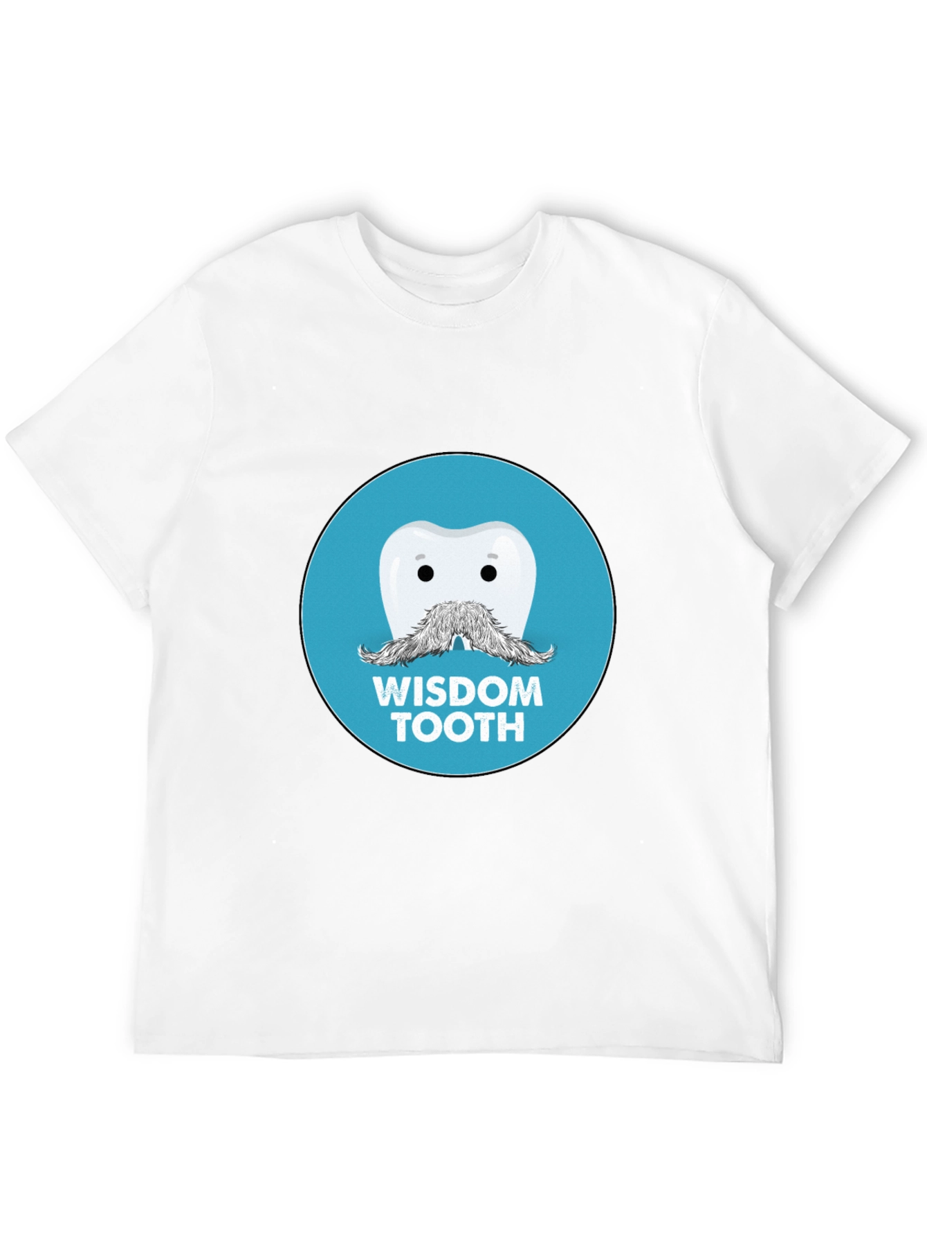 Black Wisdom Tooth Graphic Tee - Funny Dentist Humor Shirt view 12