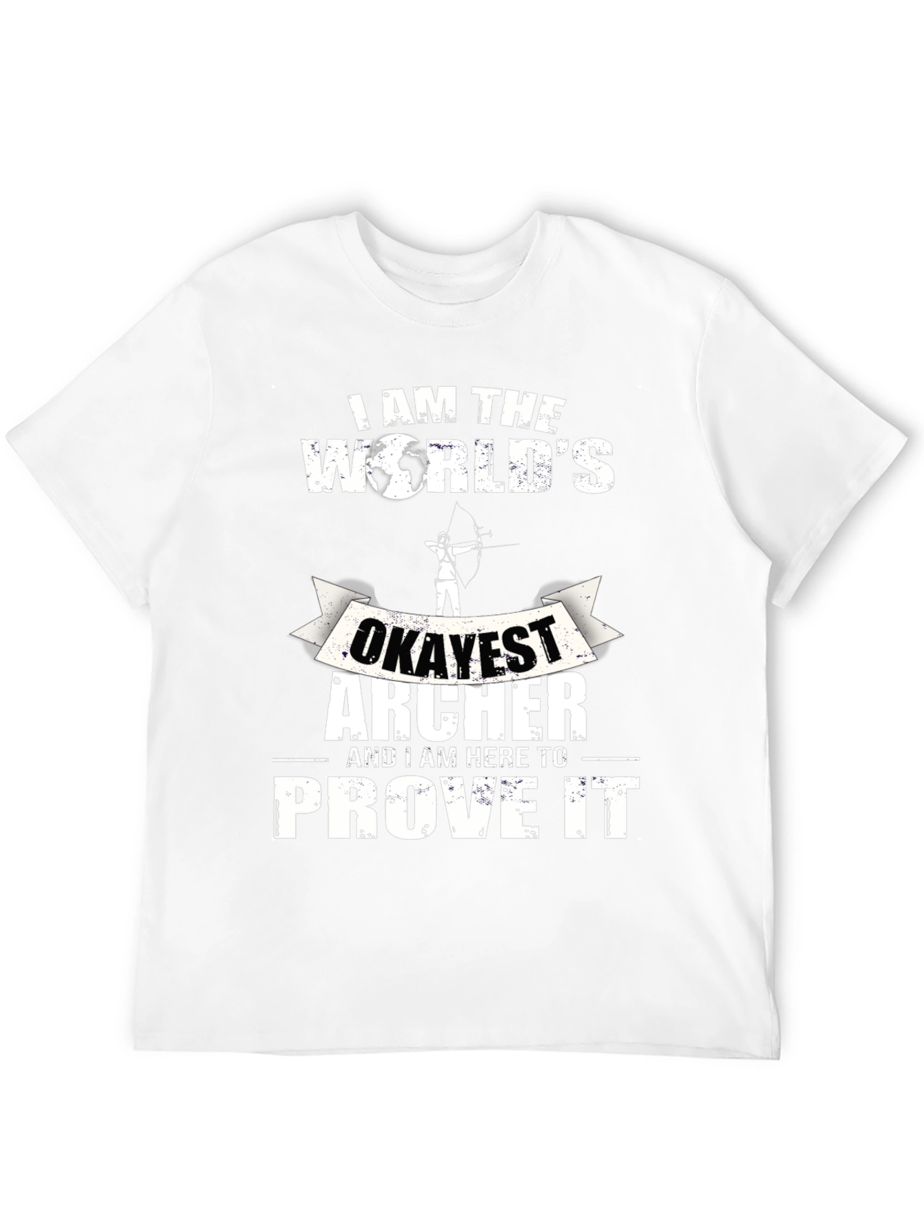 Black Okayest Archer T-Shirt - Novelty Graphic Tee view 12