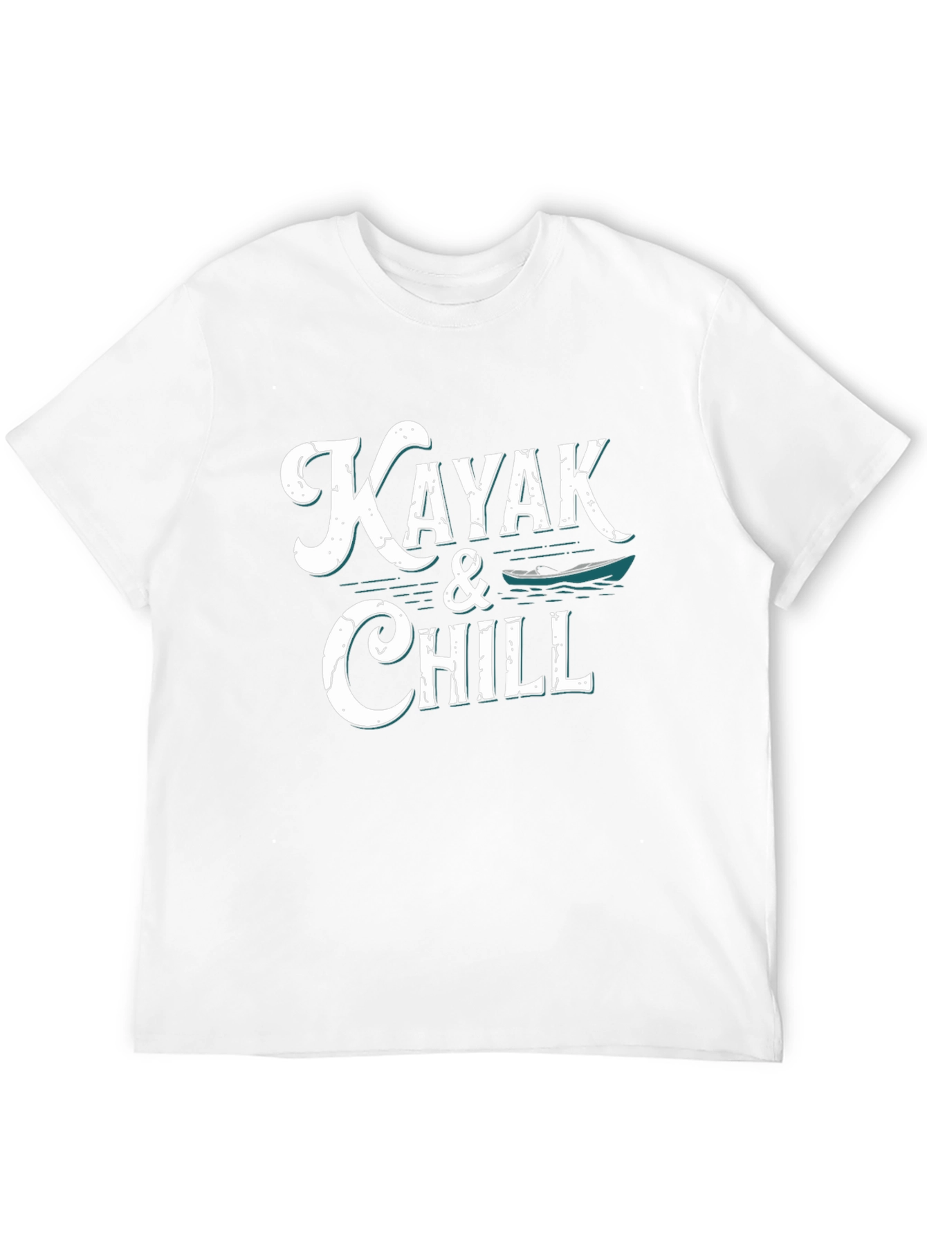 Black Kayaking Chill T-Shirt - Men's Black Tee view 12