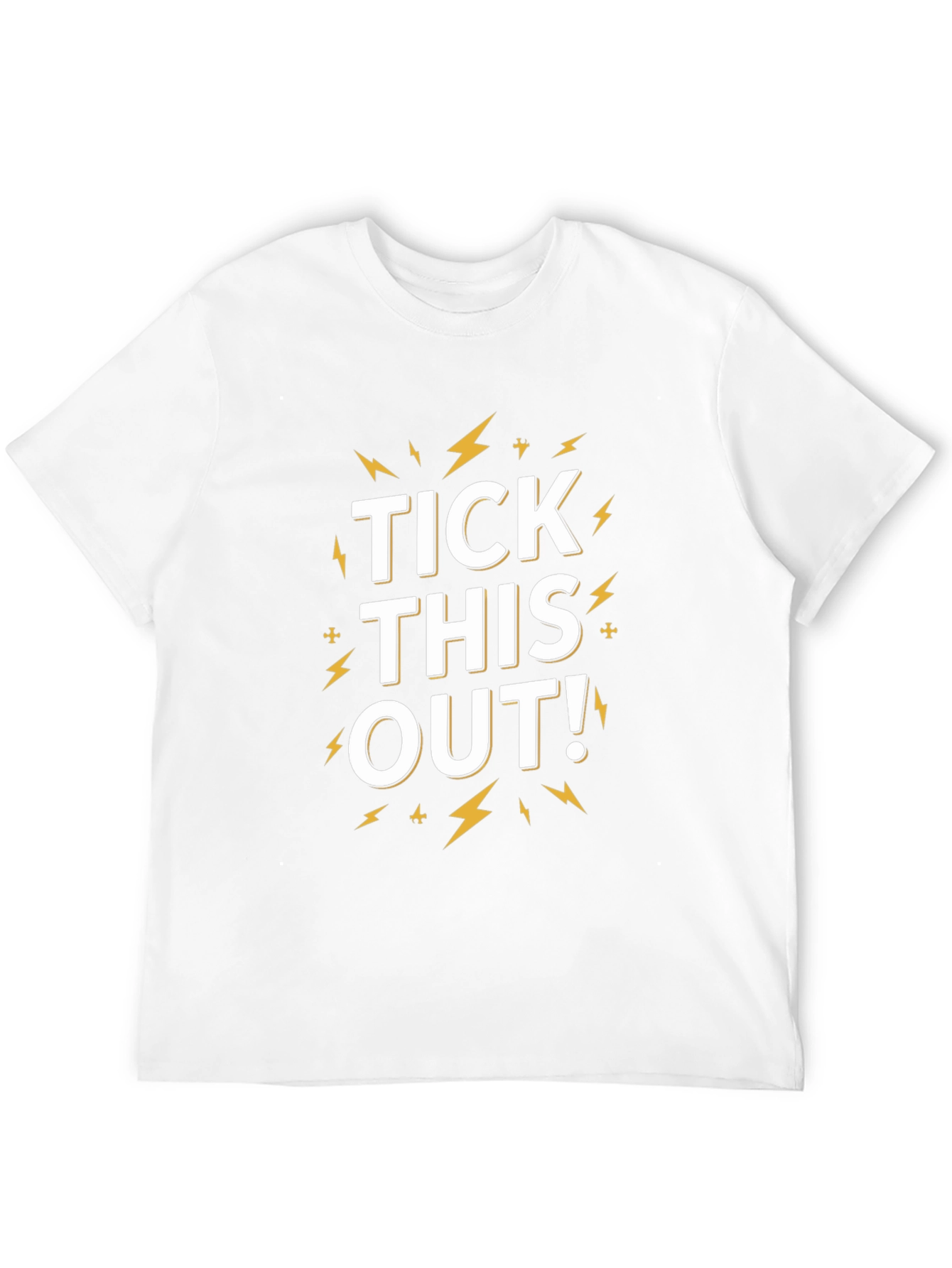 Black Tick This Out! Novelty Graphic Tee - Black view 12