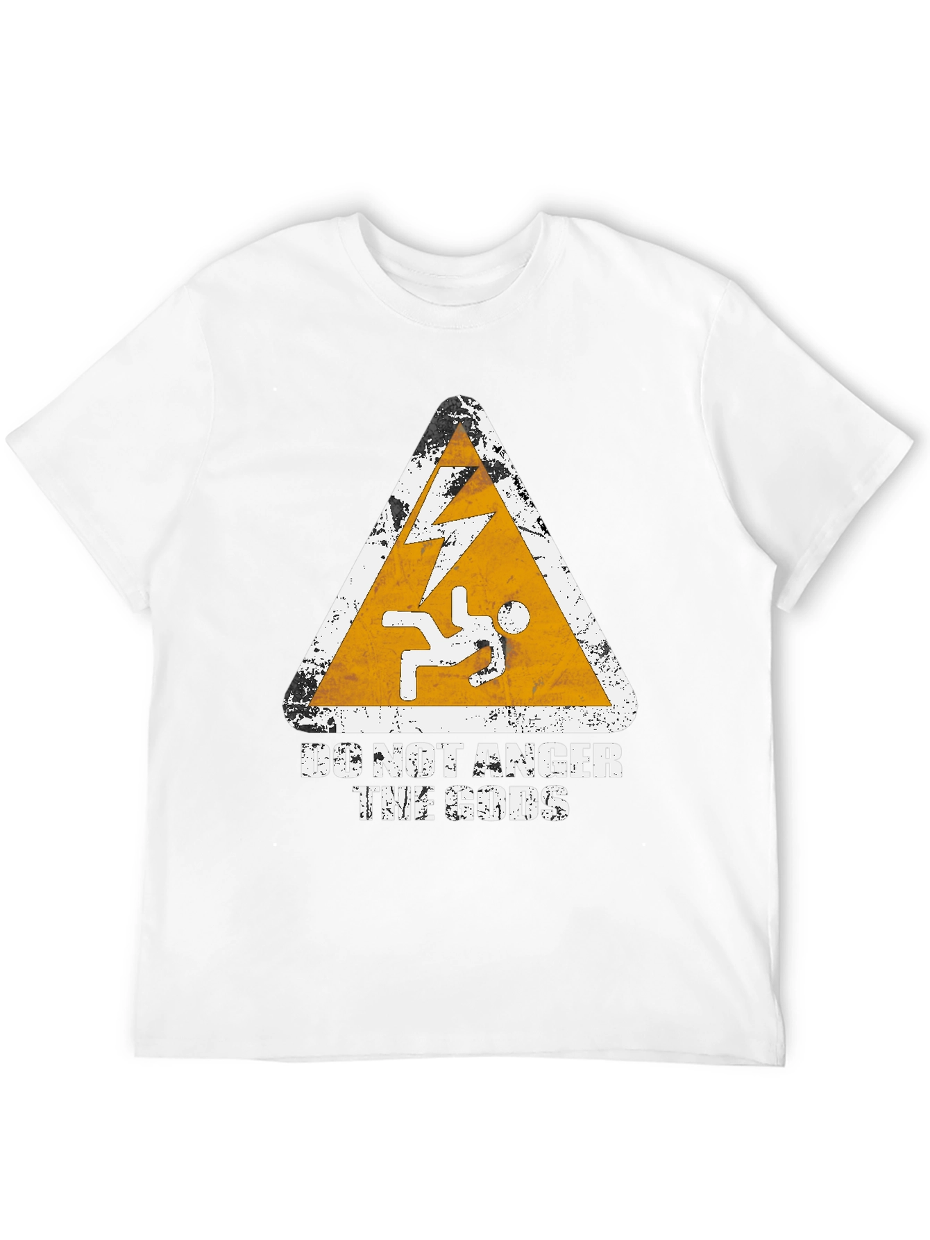 Black Do Not Anger the Gods Graphic Tee - Black view 12