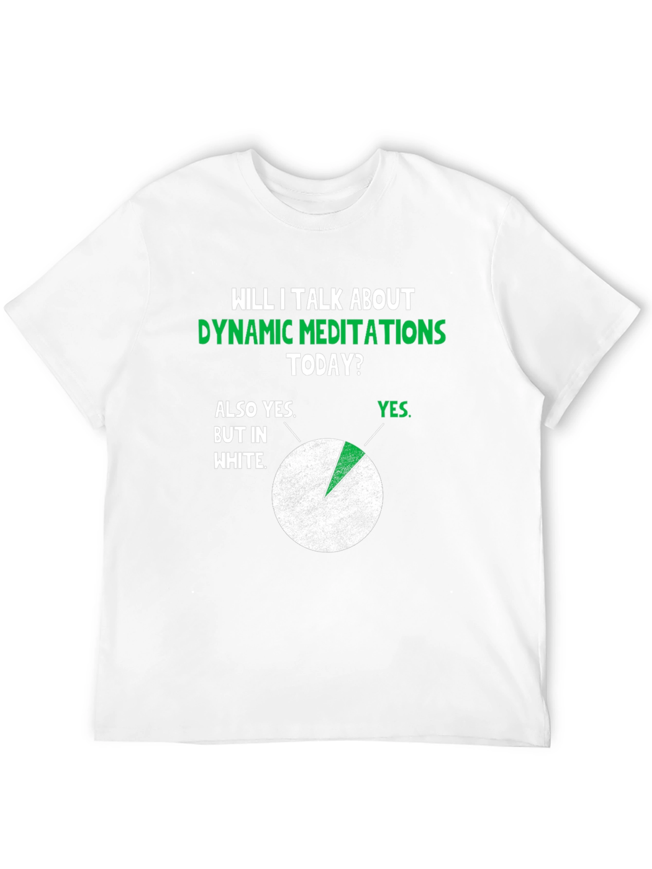 Black Dynamic Meditations Humor T-Shirt view 12