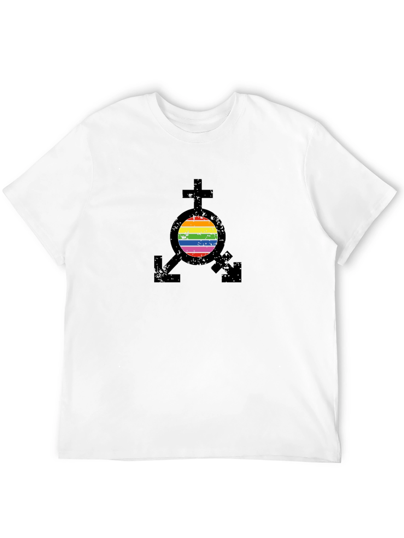 Black LGBTQ+ Transgender Pride T-Shirt view 12