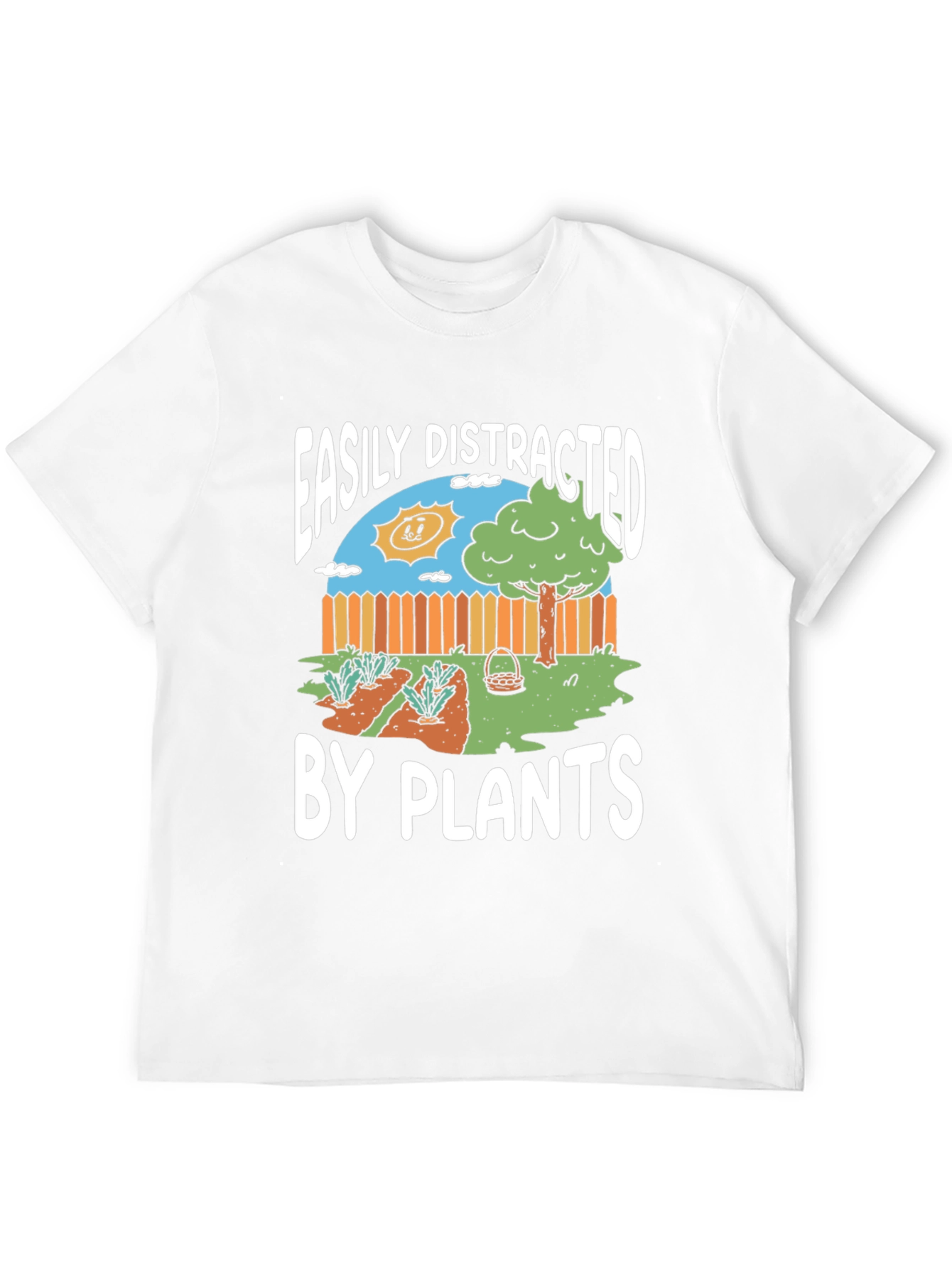 Black Easily Distracted by Plants Graphic Tee view 12