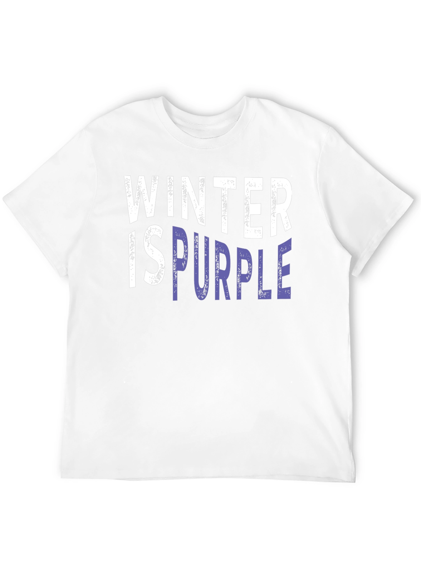 Black Winter is Purple Graphic T-Shirt view 12
