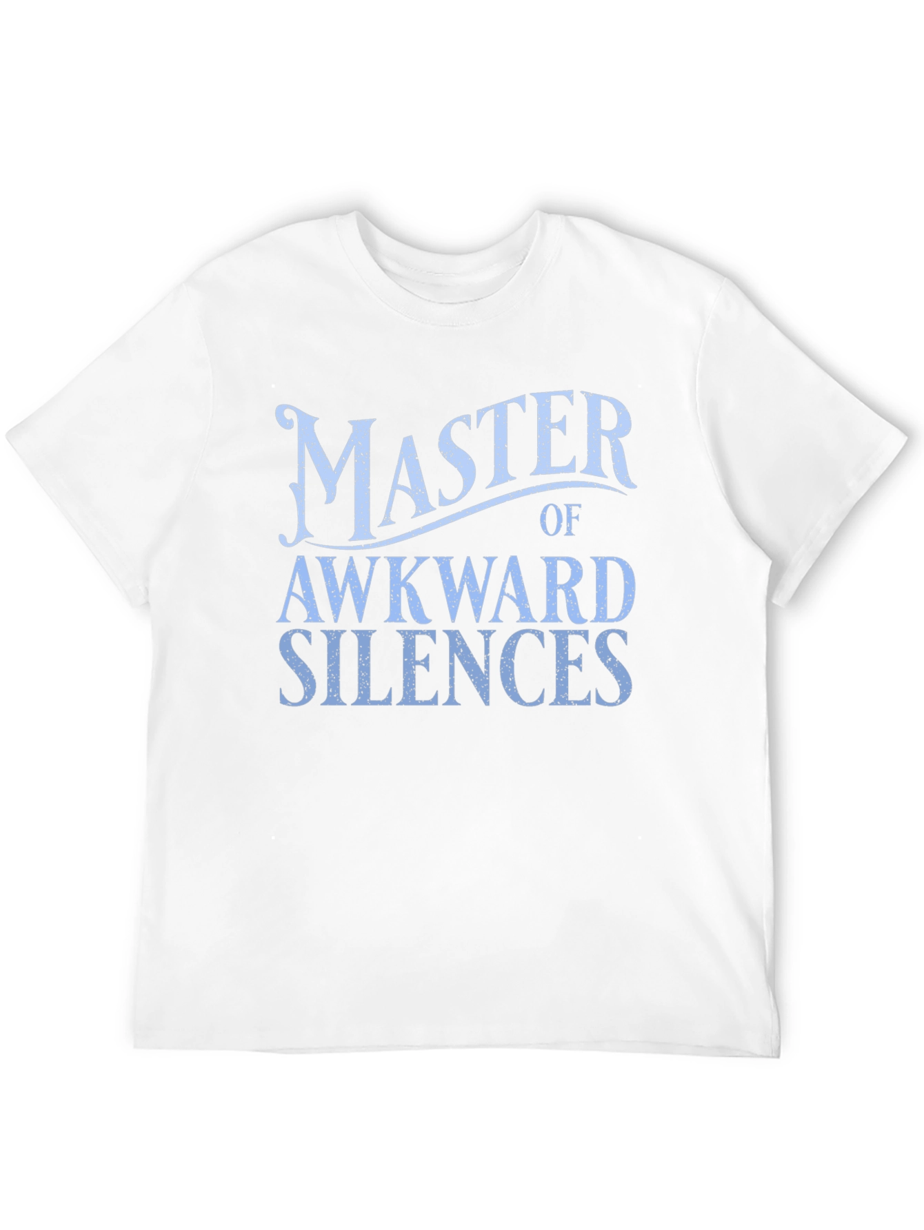 Black Awkward Silences Graphic Tee - Funny Humor T-Shirt view 12