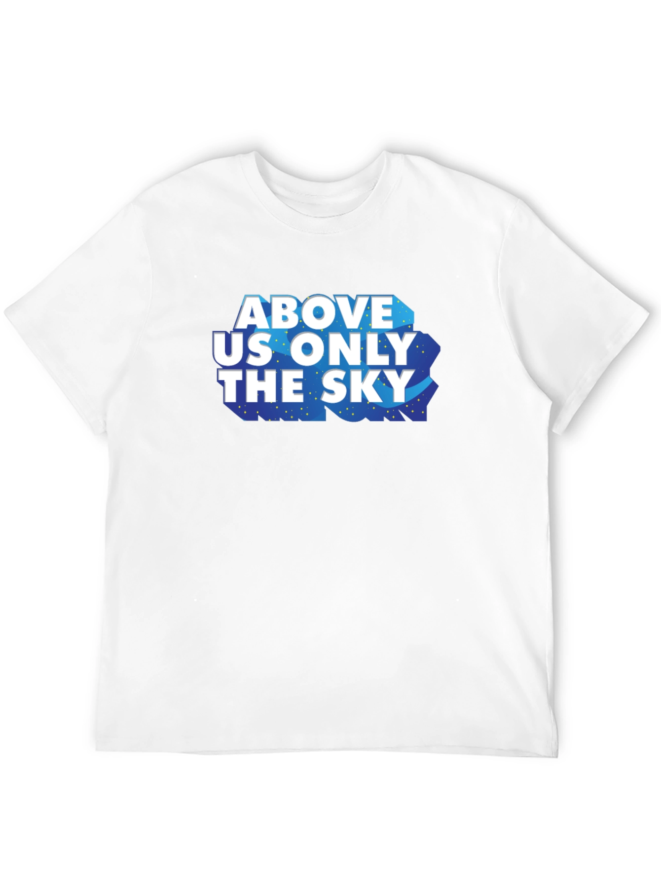 Black Above Us Only The Sky Graphic Tee view 12