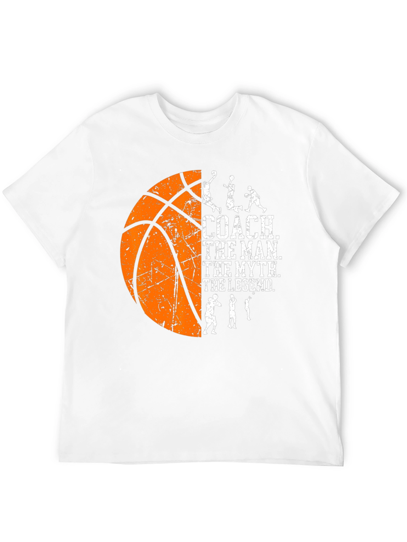 Black Basketball Coach Graphic Tee view 12