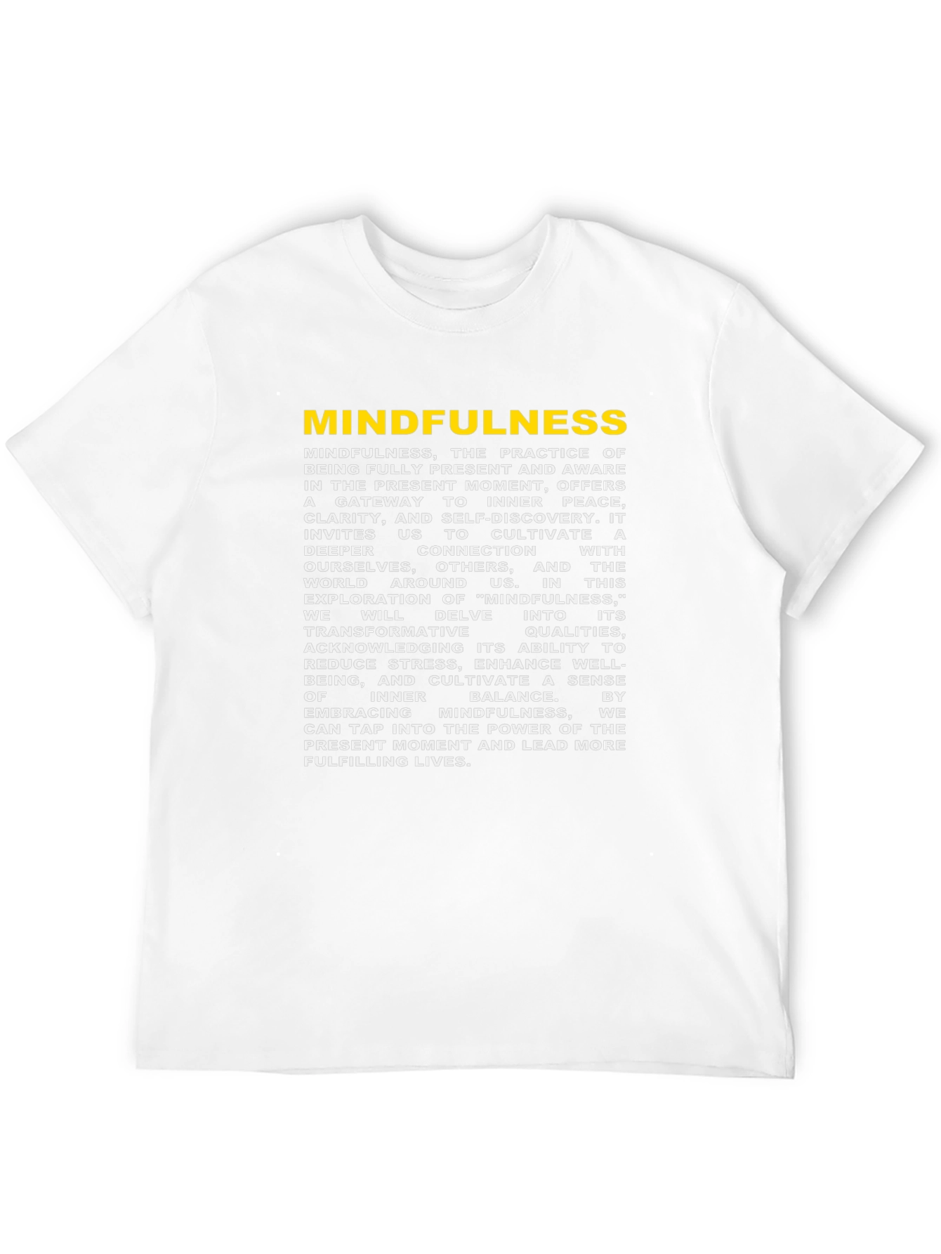 Mindfulness T-Shirt - Embrace the Present Moment - 12