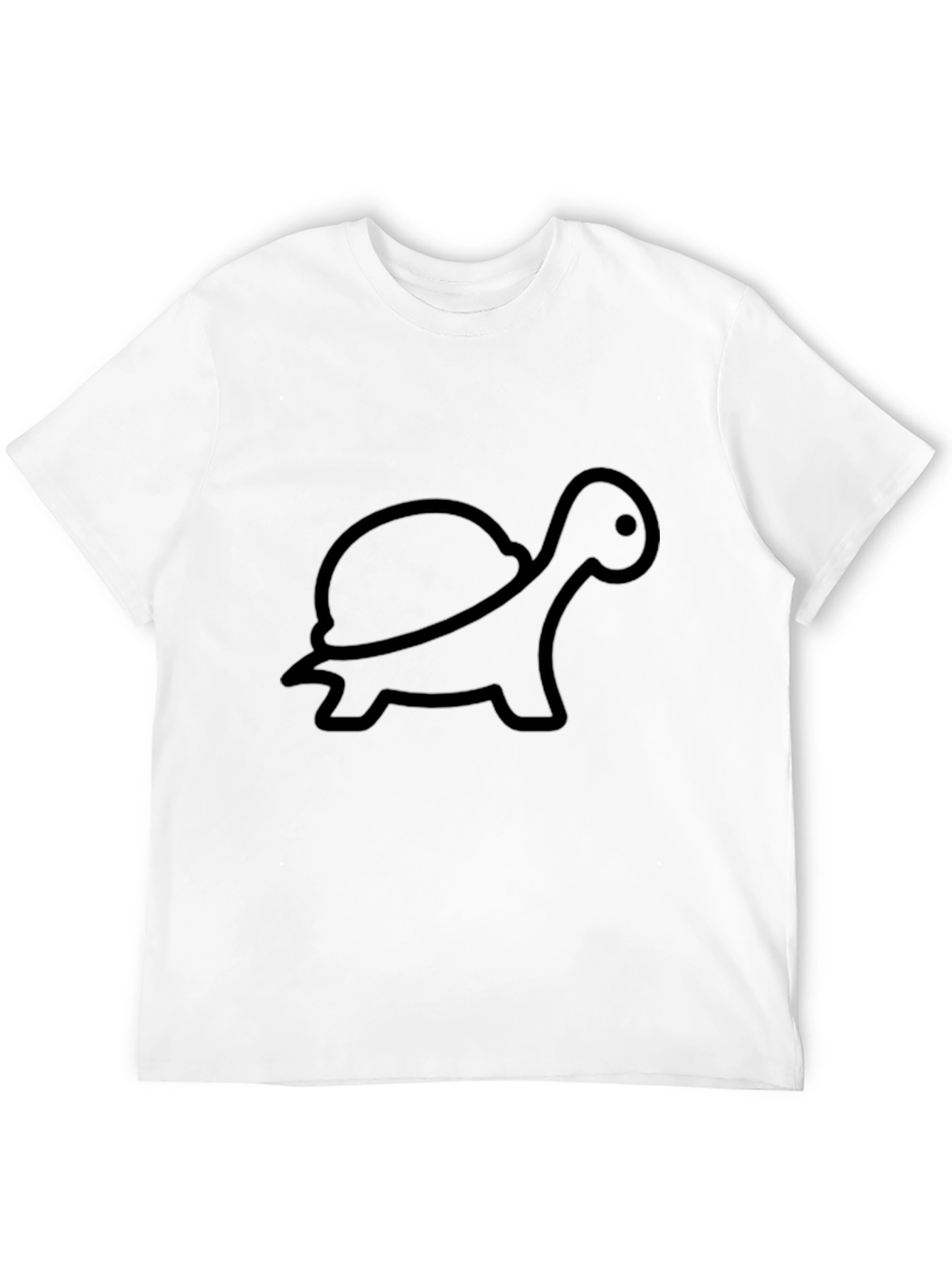 Black Turtle Graphic Tee - Casual Black T-Shirt view 12