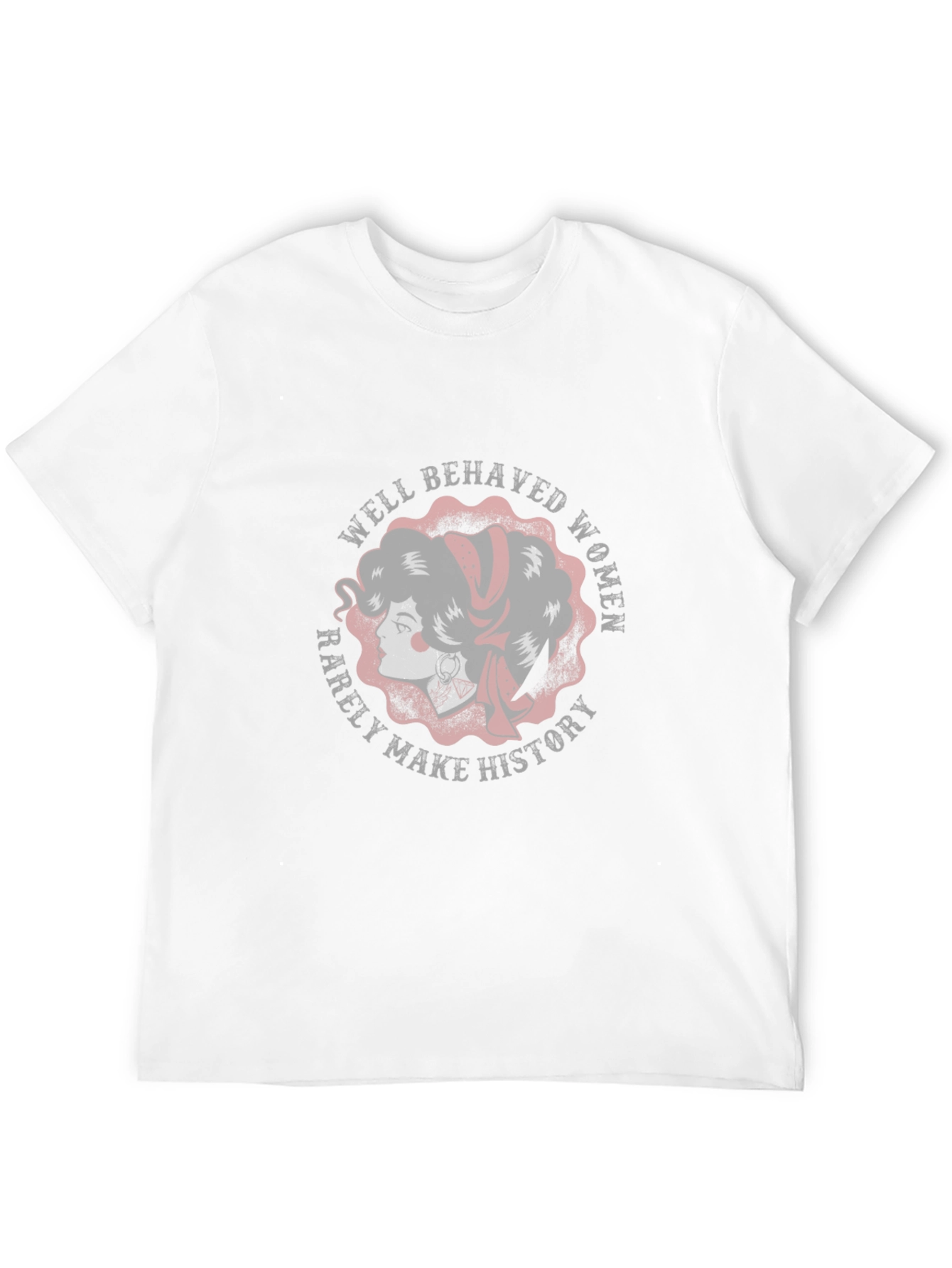 Black Well Behaved Women T-Shirt view 12