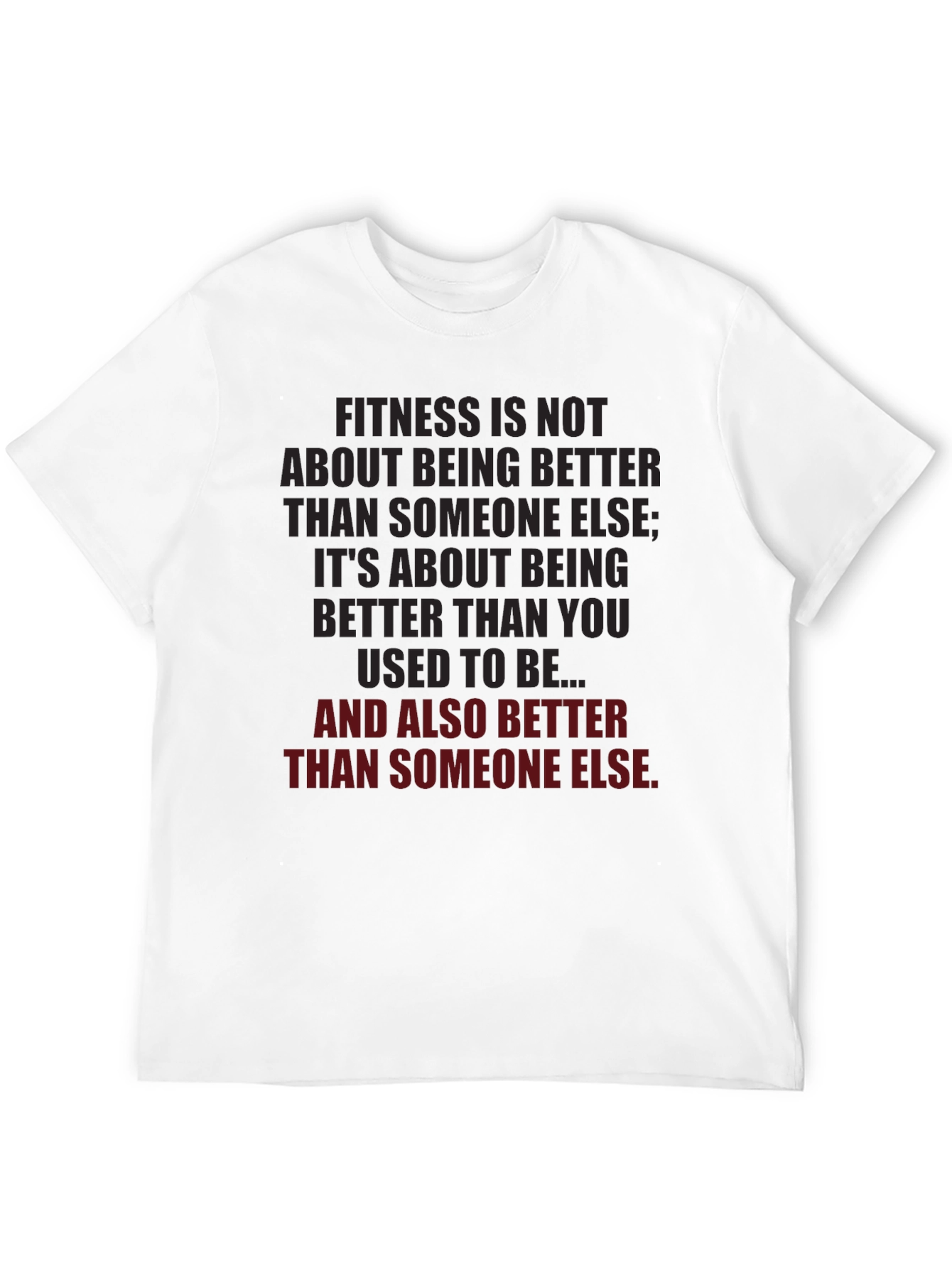 Black Fitness Motivation T-Shirt - Be Better Than You Were view 12