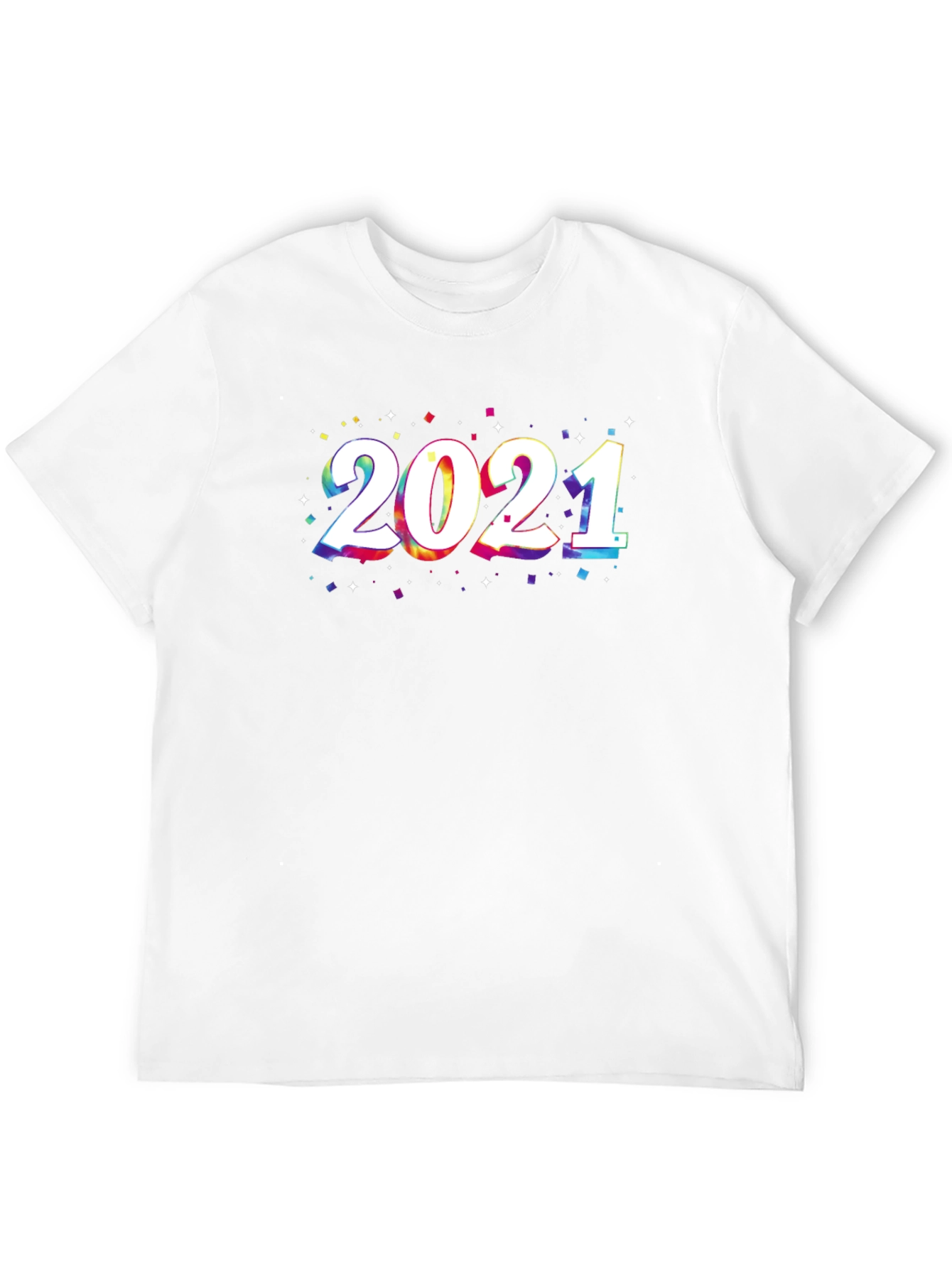 Black 2021 Colorful Graphic Print T-Shirt view 12