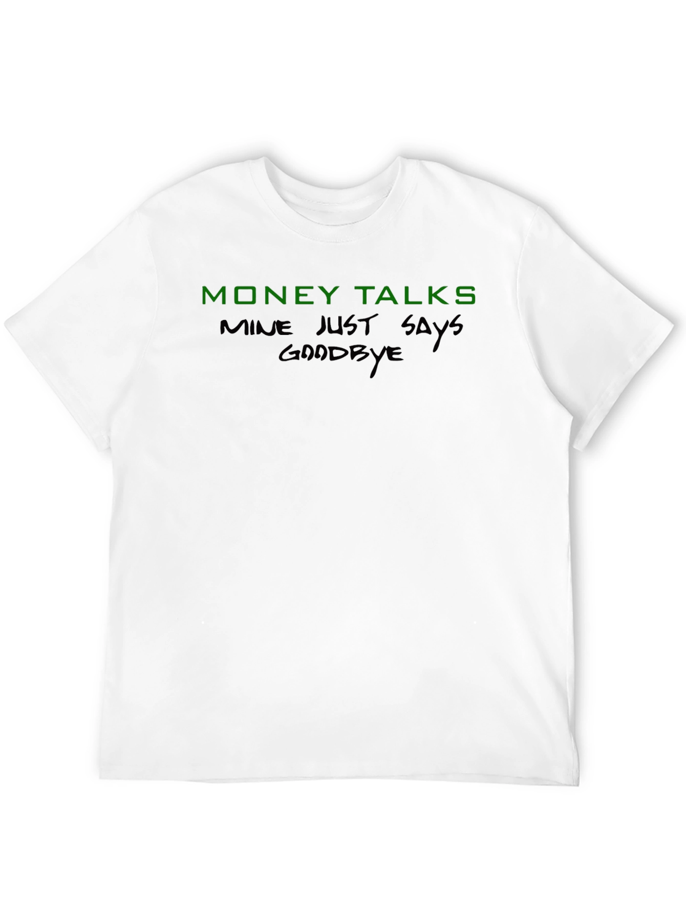 Black Money Talks Graphic Print T-Shirt view 12
