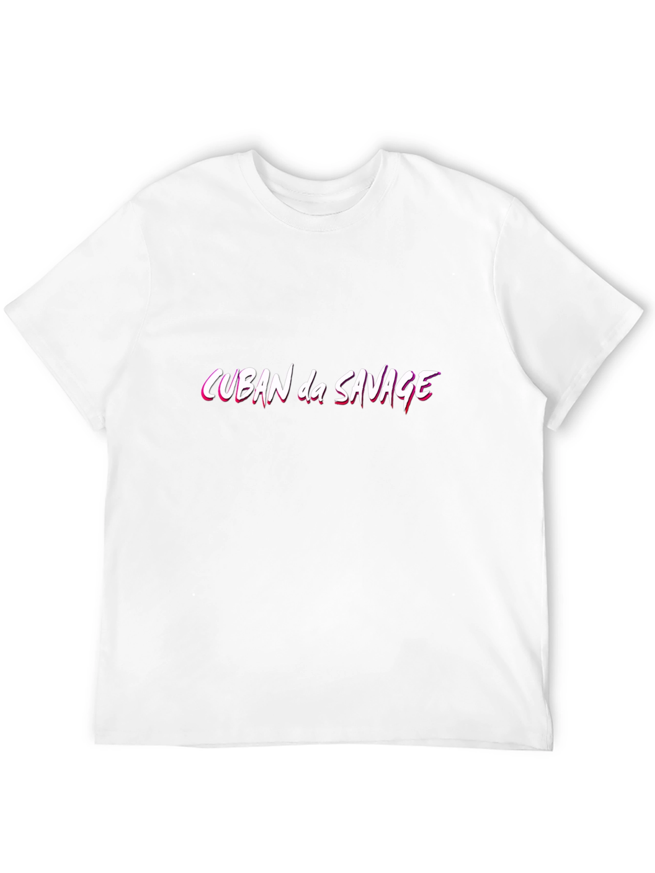 Black Cuban da Savage Graphic Tee - Stylish Black T-Shirt view 12