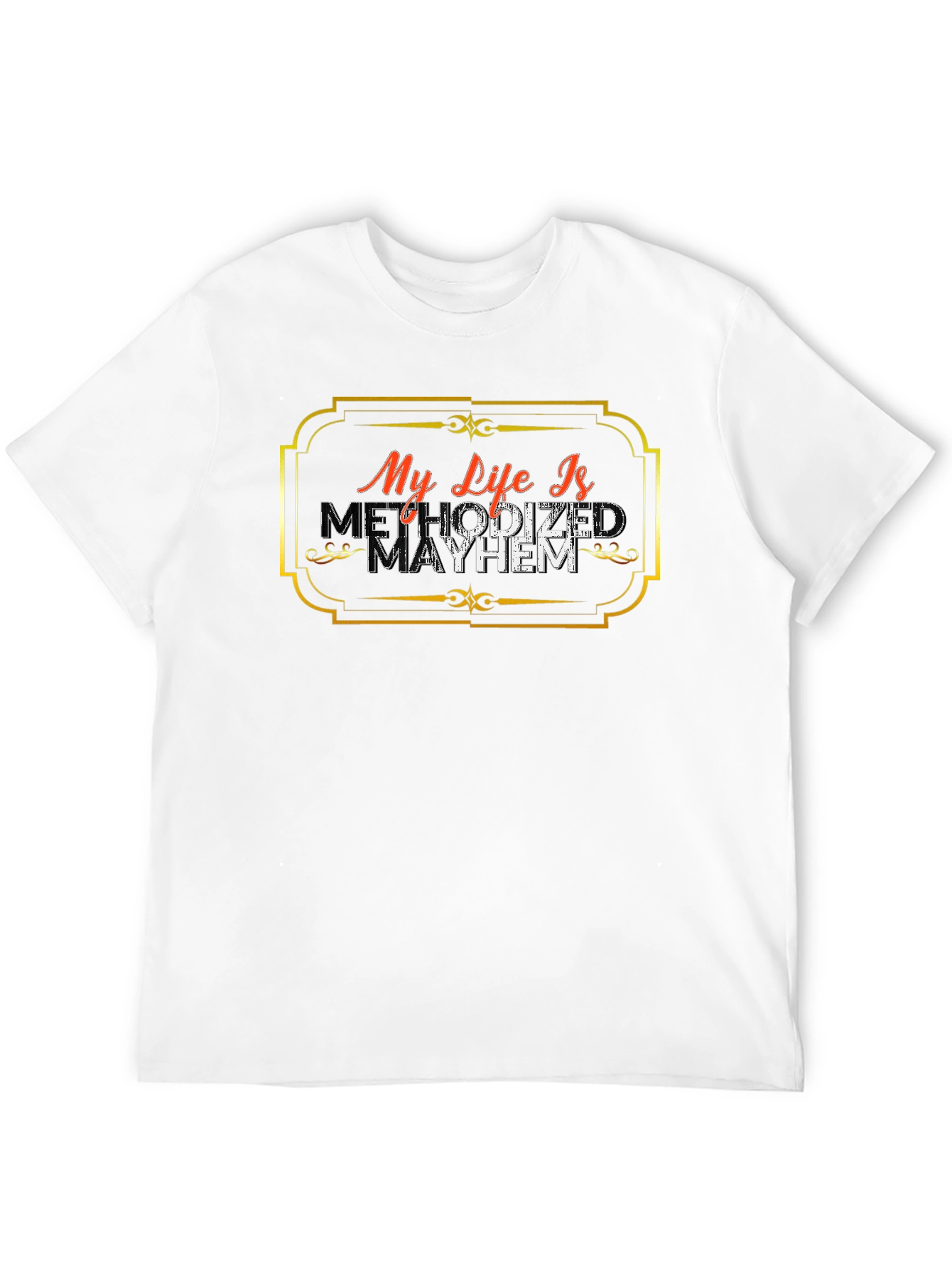 Black Methodized Mayhem Graphic Tee - Black view 12