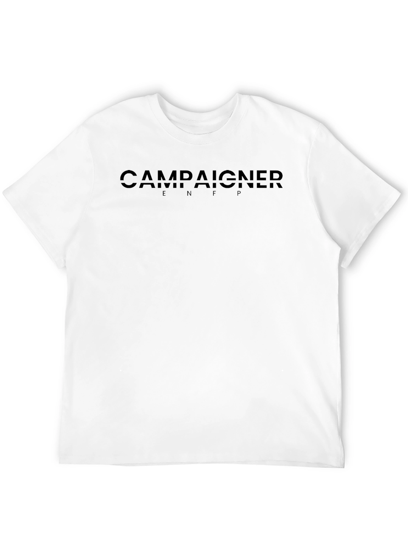 Black Campaigner ENFP Black T-Shirt view 12