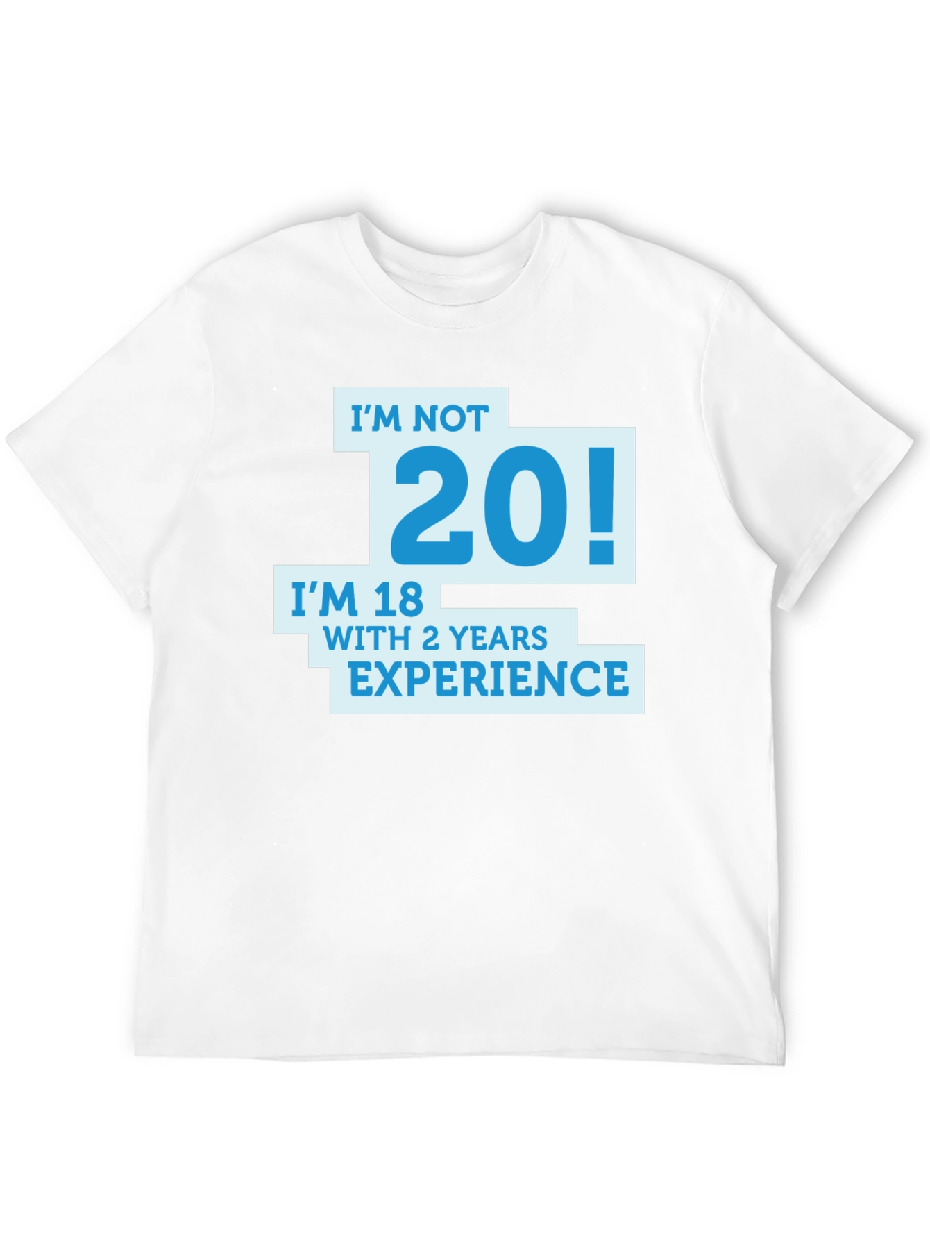 Black Funny I'm Not 20 T-Shirt view 12