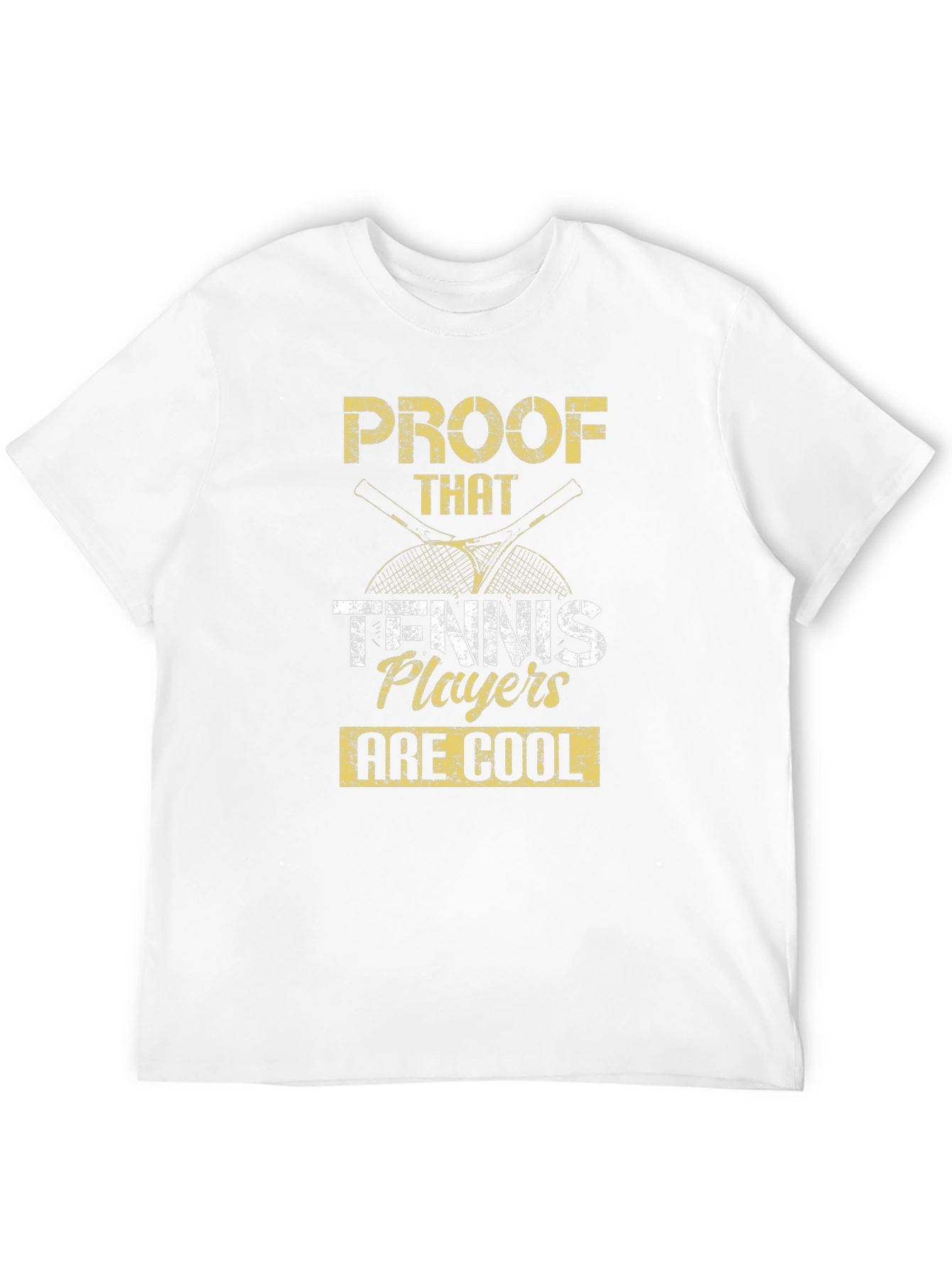 Black Tennis Player Cool Proof Graphic T-Shirt view 12