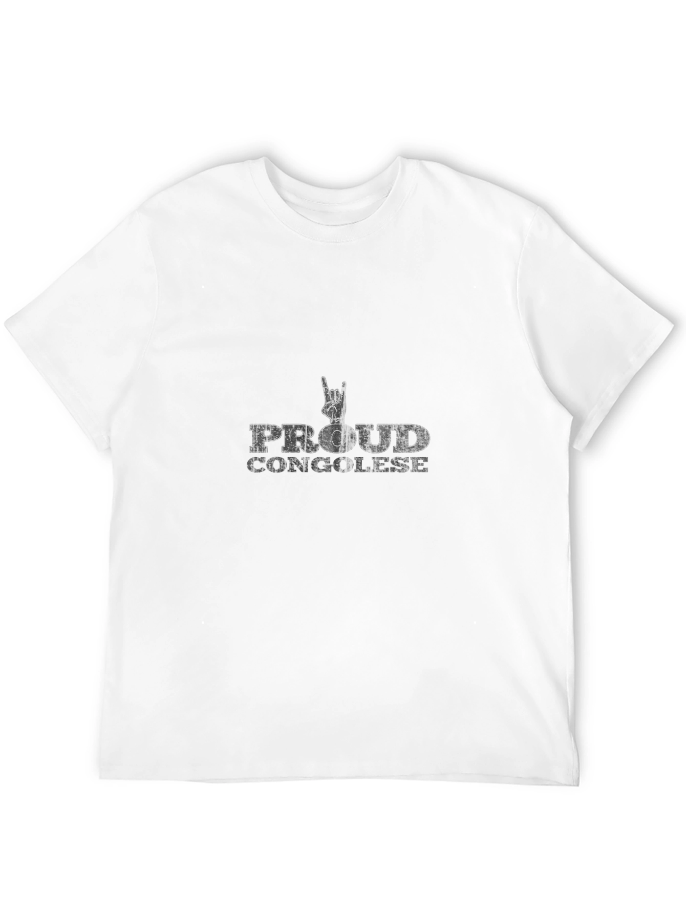 Proud Congolese Graphic T-Shirt - Black - 12