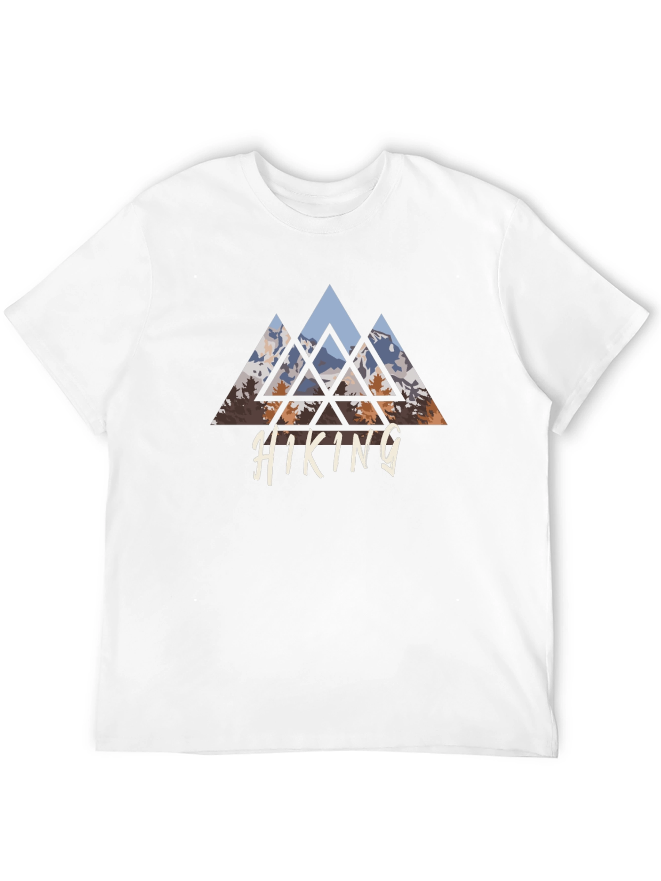 Black Hiking Mountain Graphic Tee - Black view 12