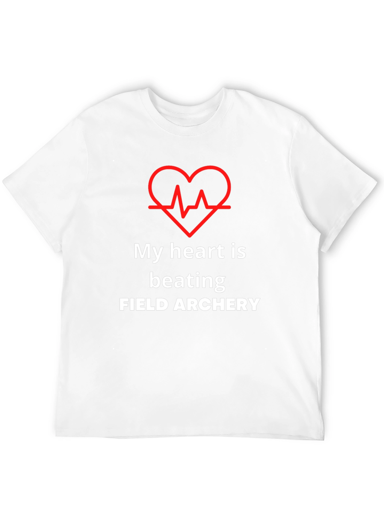 Black Field Archery Heartbeat T-Shirt view 12