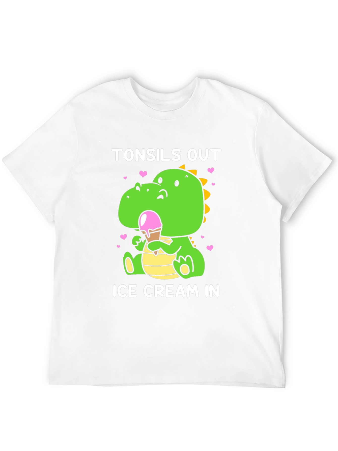 Black Tonsils Out Ice Cream In Dinosaur T-Shirt view 12