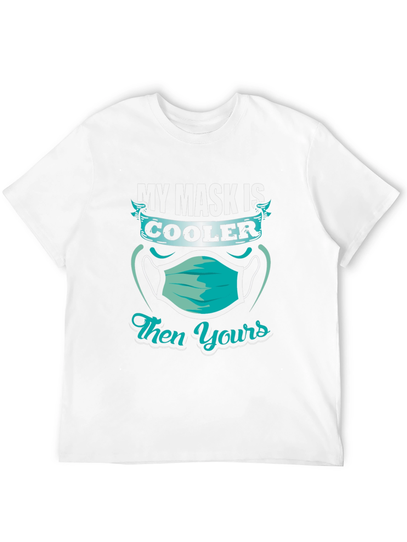 Black Cool Mask T-Shirt - Funny Pandemic Apparel view 12