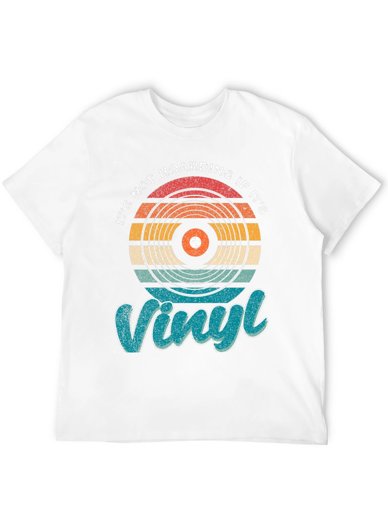 Black Vinyl Record Lover T-Shirt - It's Not Hoarding view 12