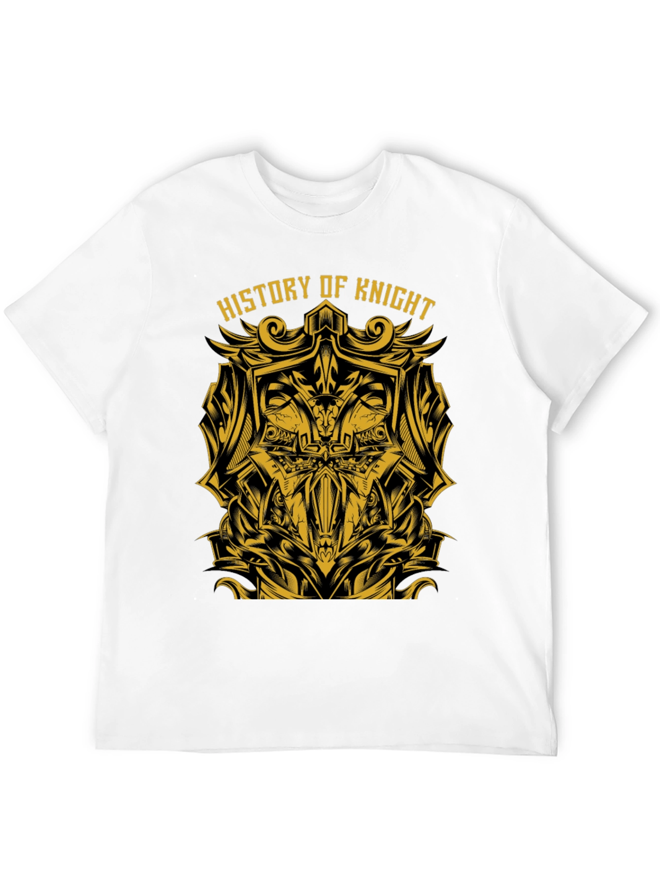 Black History of Knight Graphic Tee - Black view 12