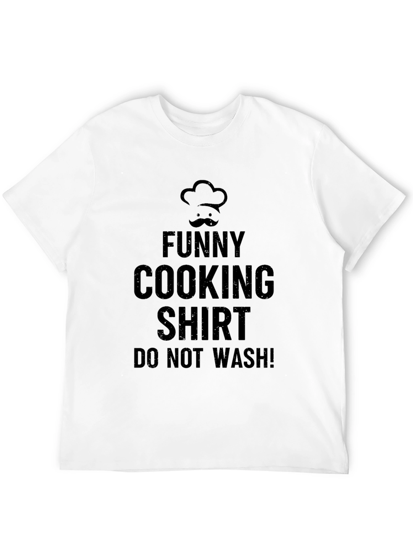 Black Funny Cooking Shirt - Do Not Wash Chef Tee view 12
