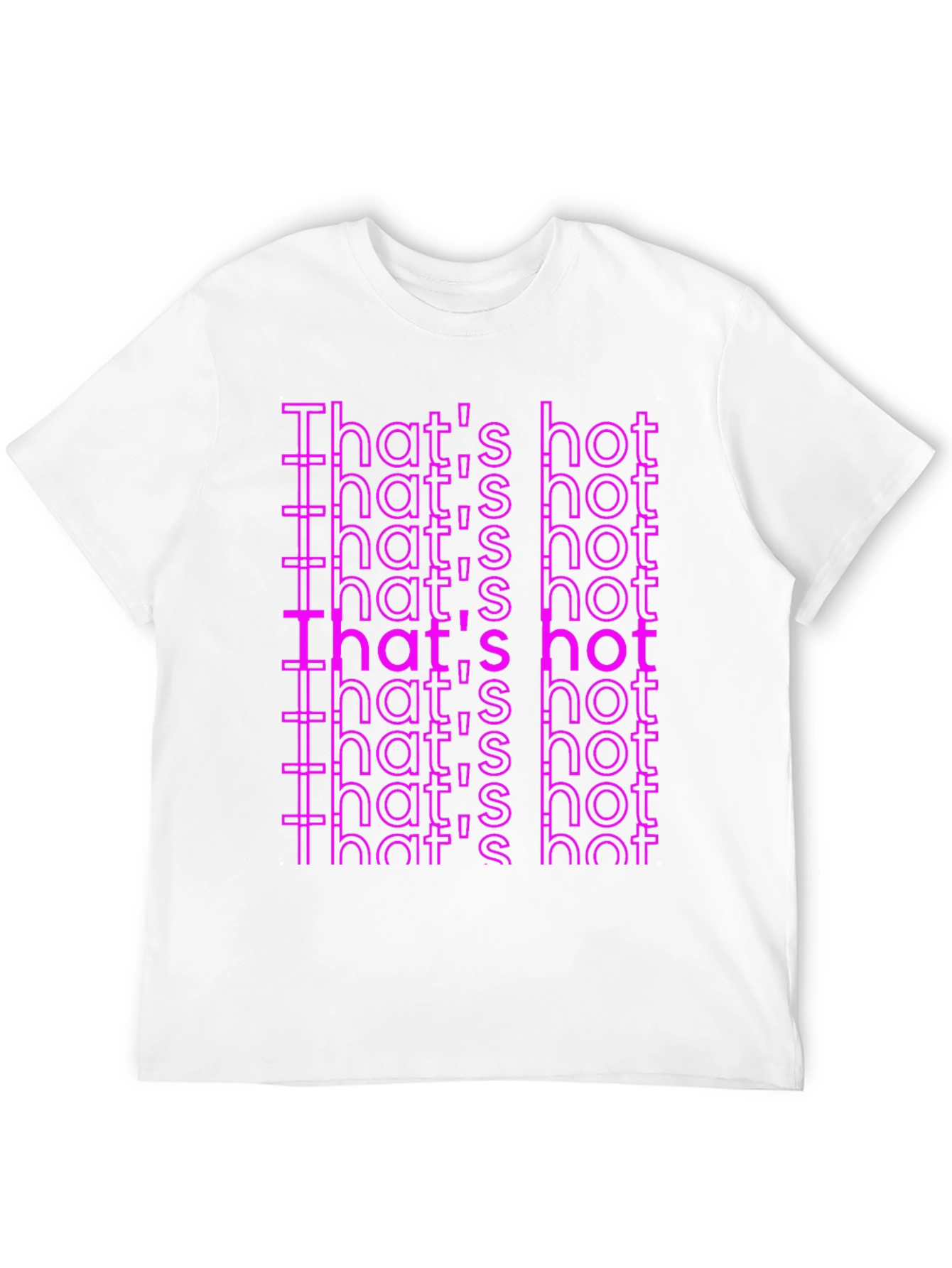 Black That's Hot Printed Graphic Tee - Black view 12