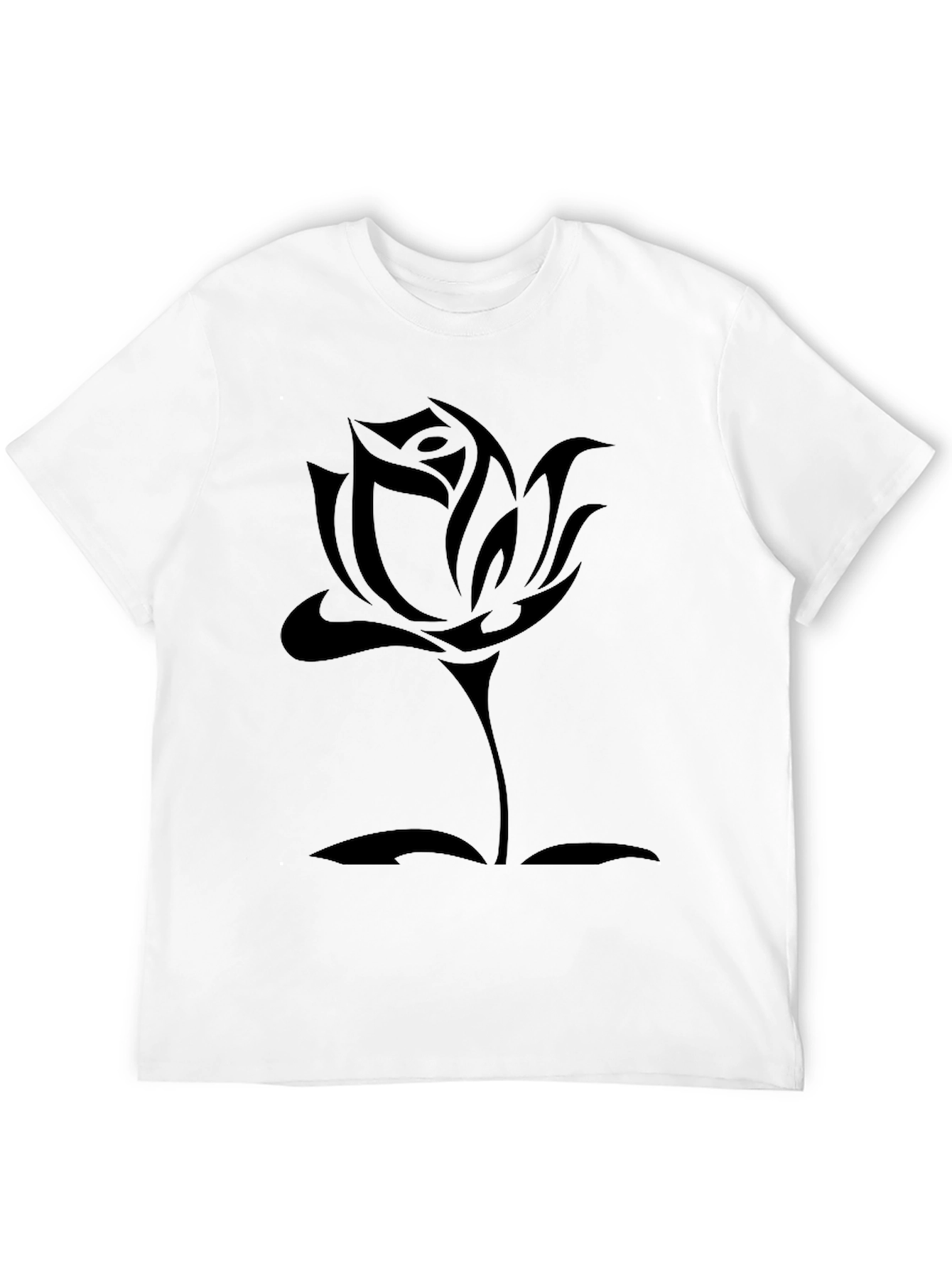 Black Black Rose Graphic Tee - Men's Classic Fit view 12