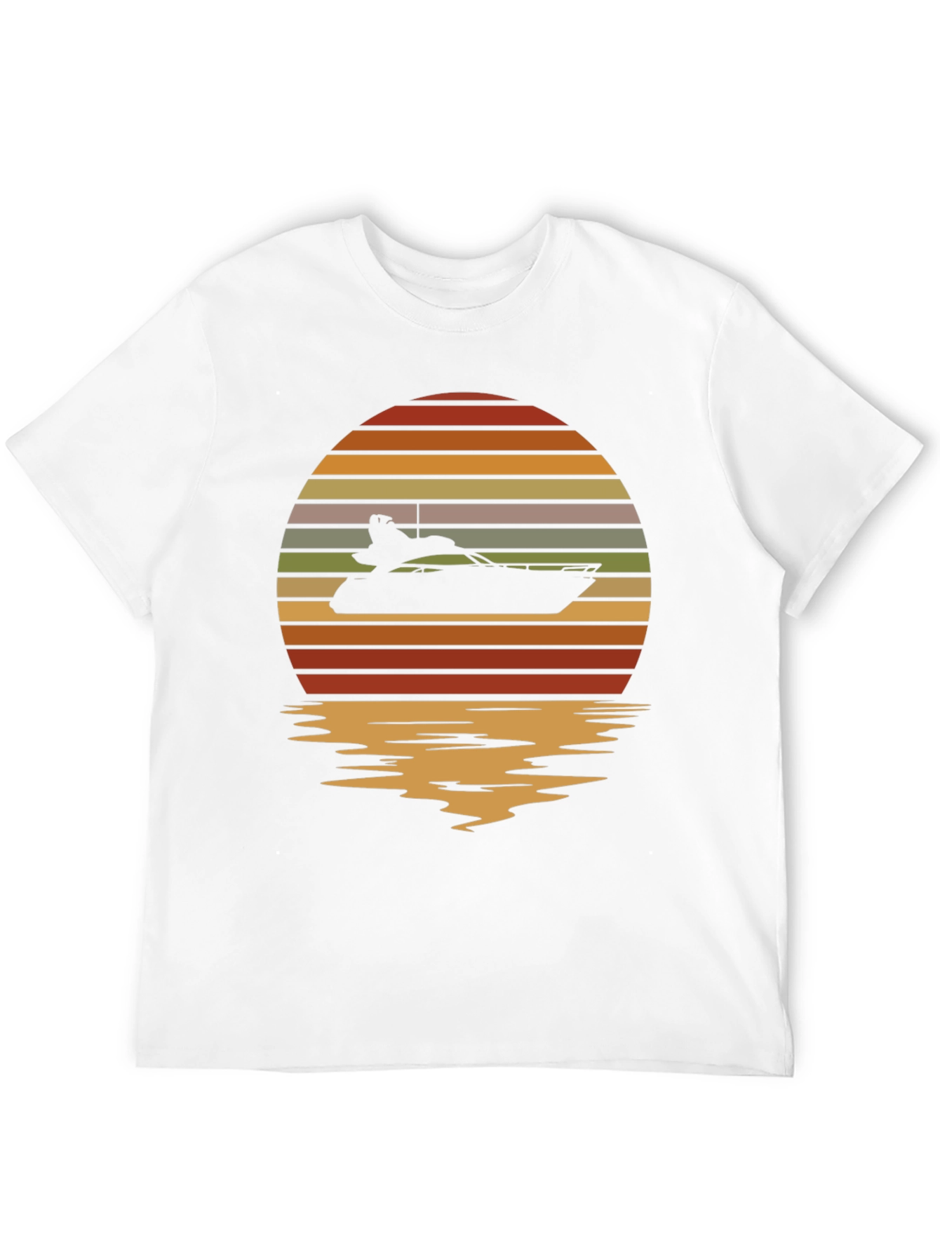 Black Sunset Yacht T-Shirt - Retro Boating Tee view 12