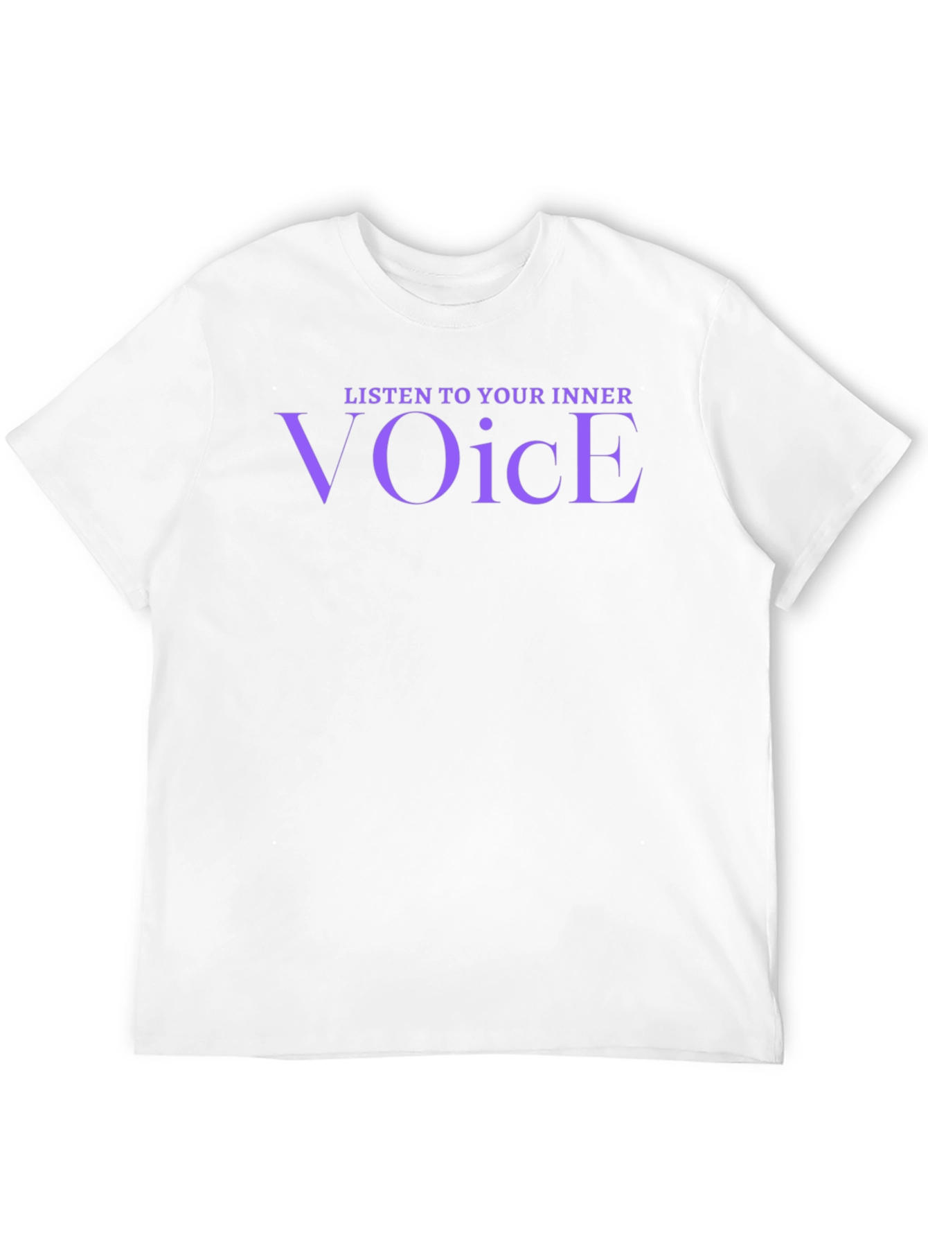 Black Listen to Your Inner Voice Graphic Tee view 12