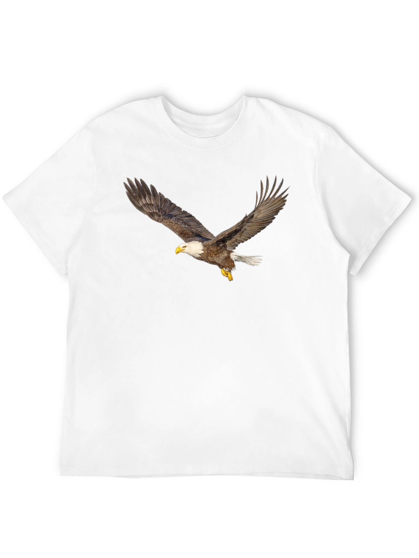 Black Black T-Shirt with Eagle Print view 12