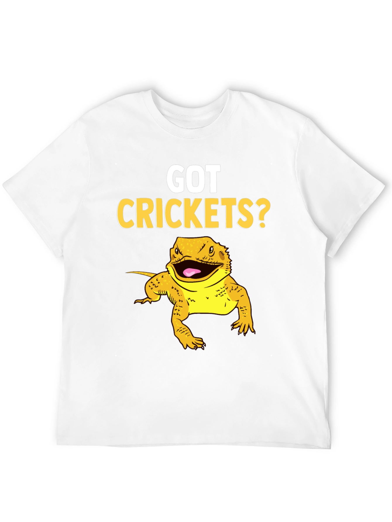 Black Got Crickets? Bearded Dragon Pet T-Shirt view 12