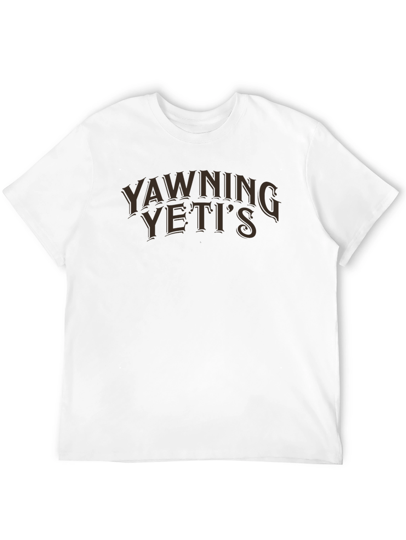 Black Yawning Yeti's Graphic Tee - Soft Cotton Comfort view 12