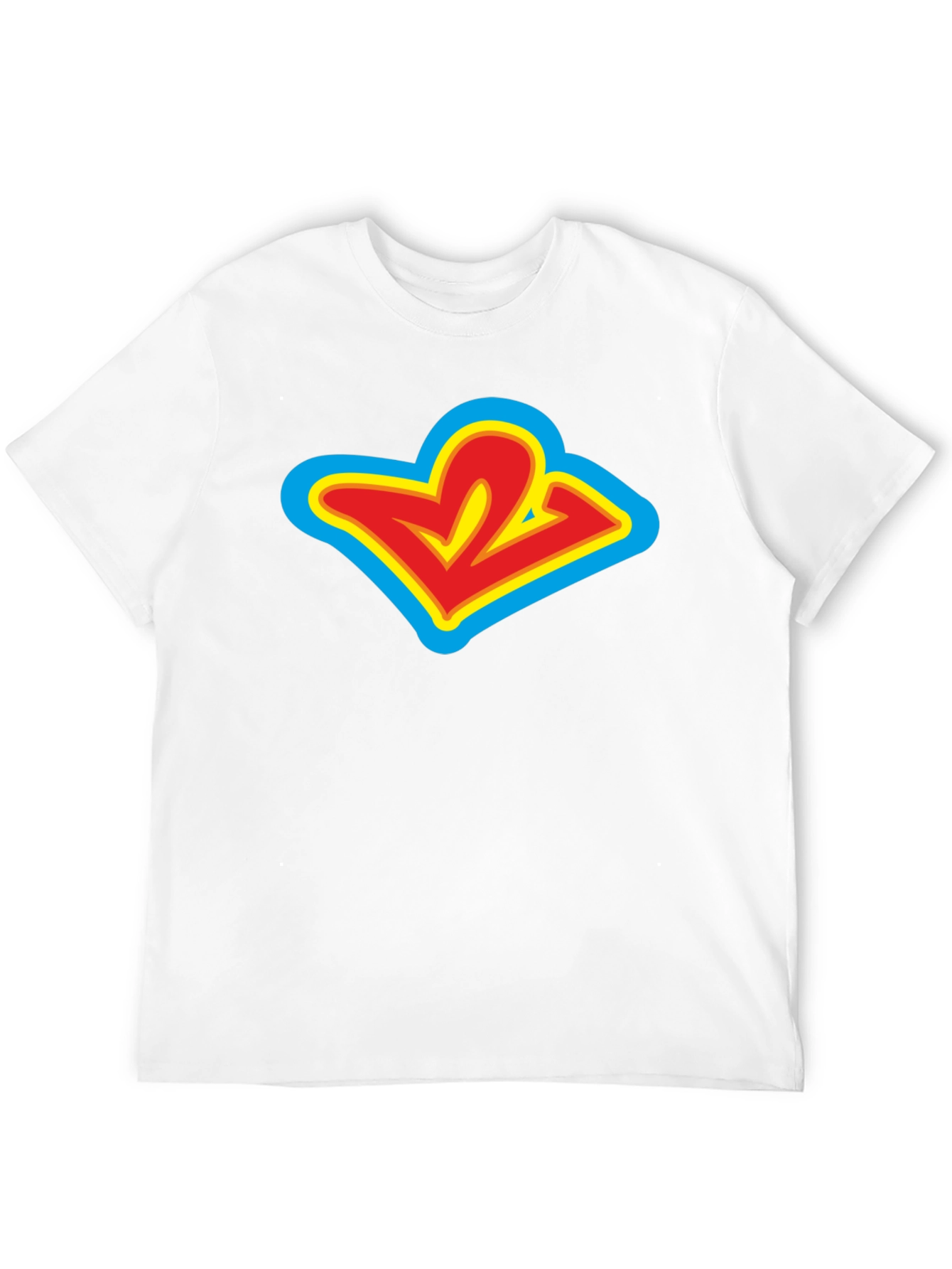 Black Retro Cartoon Logo Black T-Shirt view 12