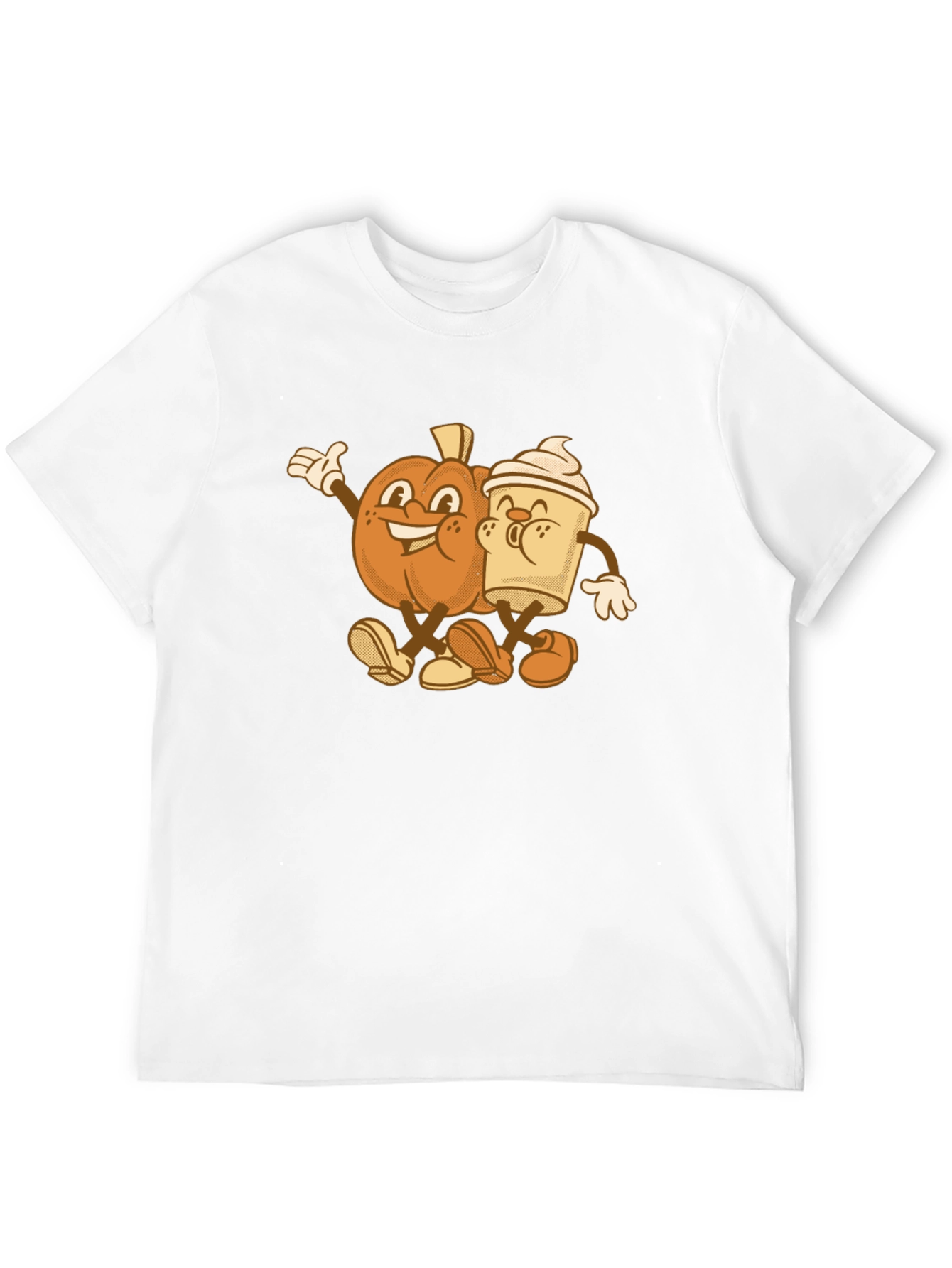 Black Pumpkin Spice Best Friends Graphic T-Shirt view 12